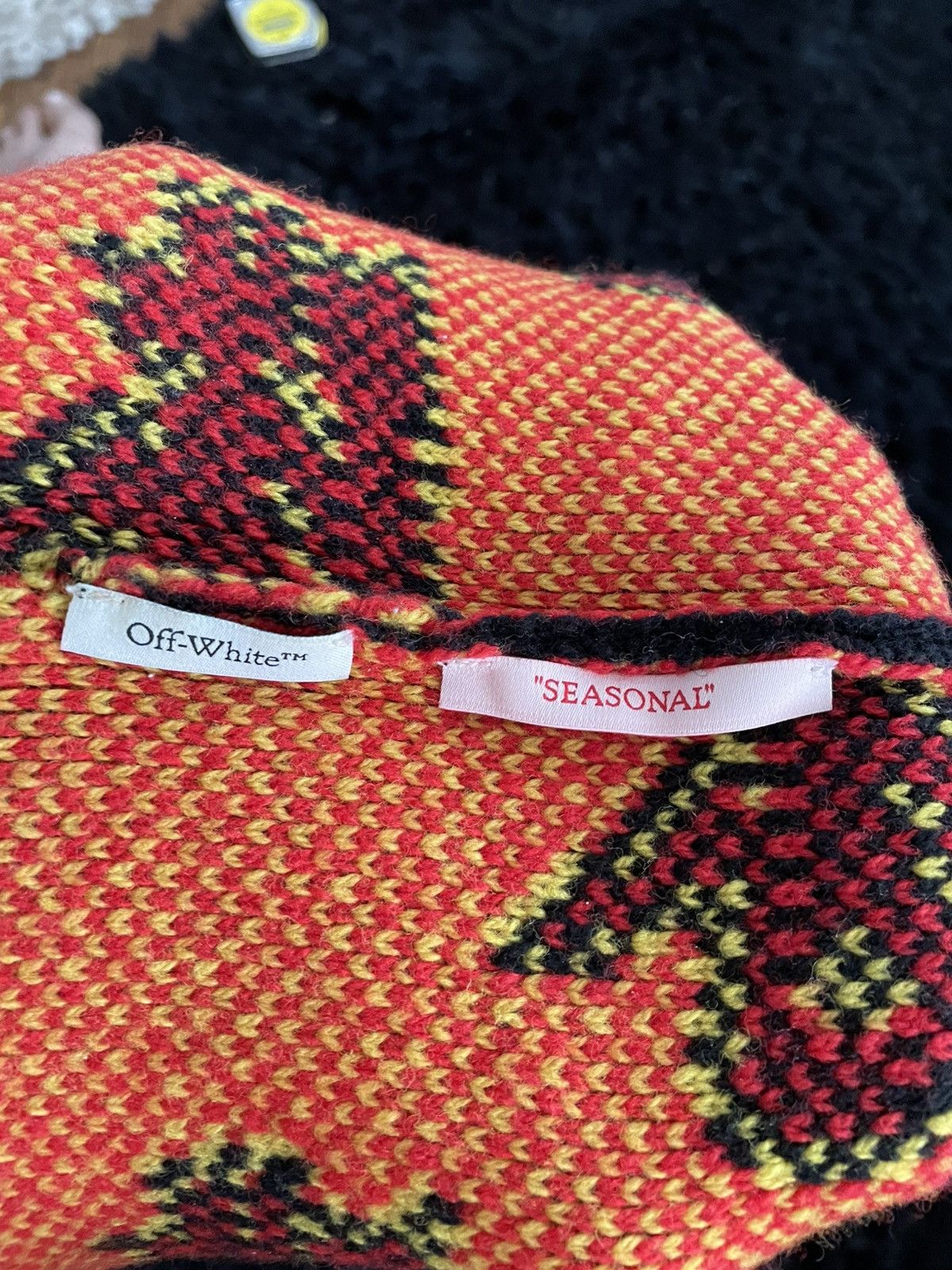 Off-White OFF WHITE Thunder Beanie Size ONE SIZE - 7 Thumbnail
