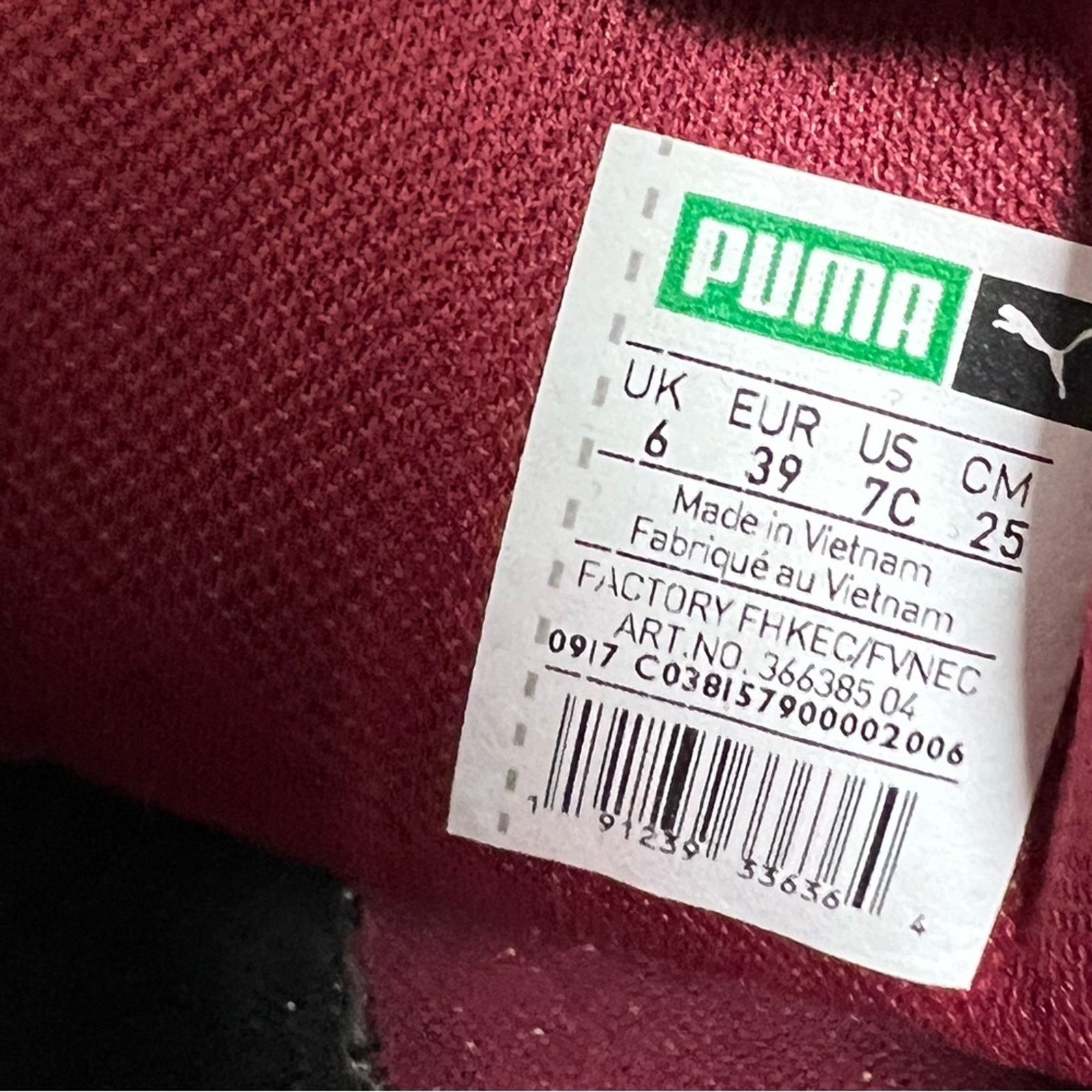 Puma Puma Basket Classic Velour Jr (Kids) Tibetan Red Size US 8.5 / IT 38.5 - 8 Thumbnail