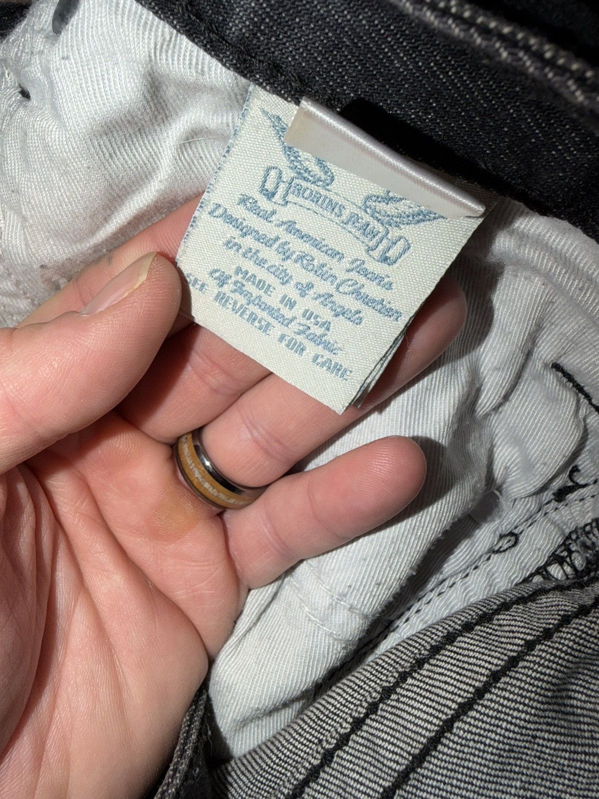 Robins Jeans Vintage Robins Jeans W/ Rhinestone Wing Pockets Size US 38 / EU 54 - 6 Thumbnail