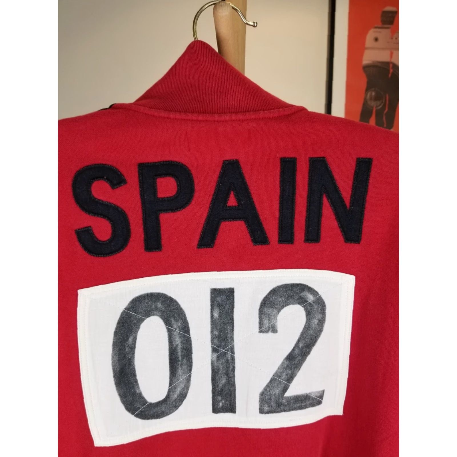 Polo Ralph Lauren VINTAGE Y2K RALPH LAUREN POLO SPAIN RED TRACK & FILED SWEAT TRACK TOP SZ LARGE Size US M / EU 48-50 / 2 - 7 Thumbnail