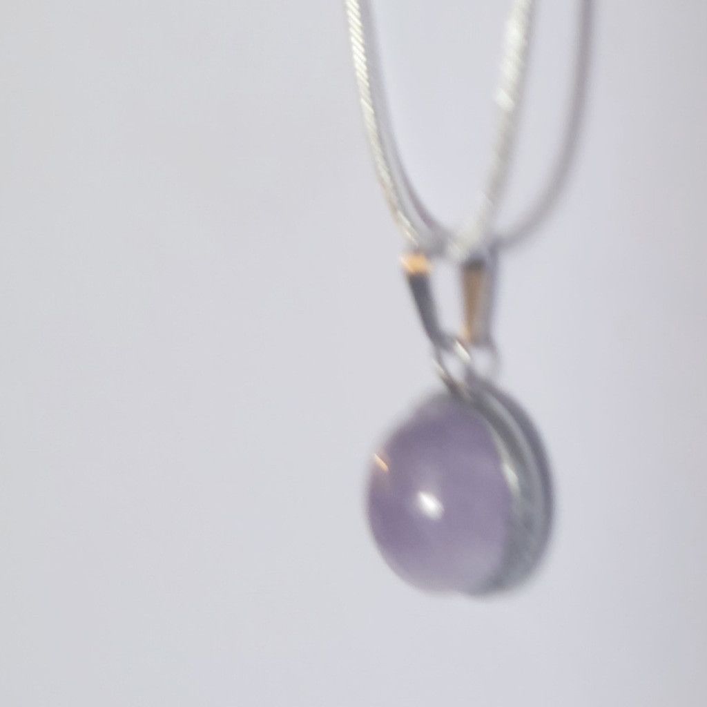 Handmade Natural Amethyst Crystal 925 sterling silver necklace Size ONE SIZE - 3 Thumbnail