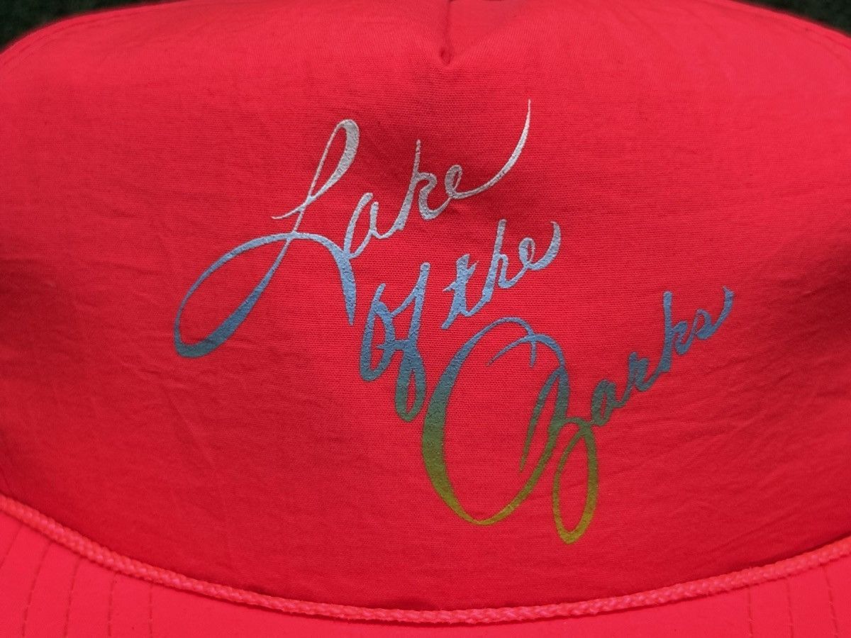 Vintage Vintage Lake Of The Ozarks Missouri Neon Pink Snapback Hat Size ONE SIZE - 2 Thumbnail