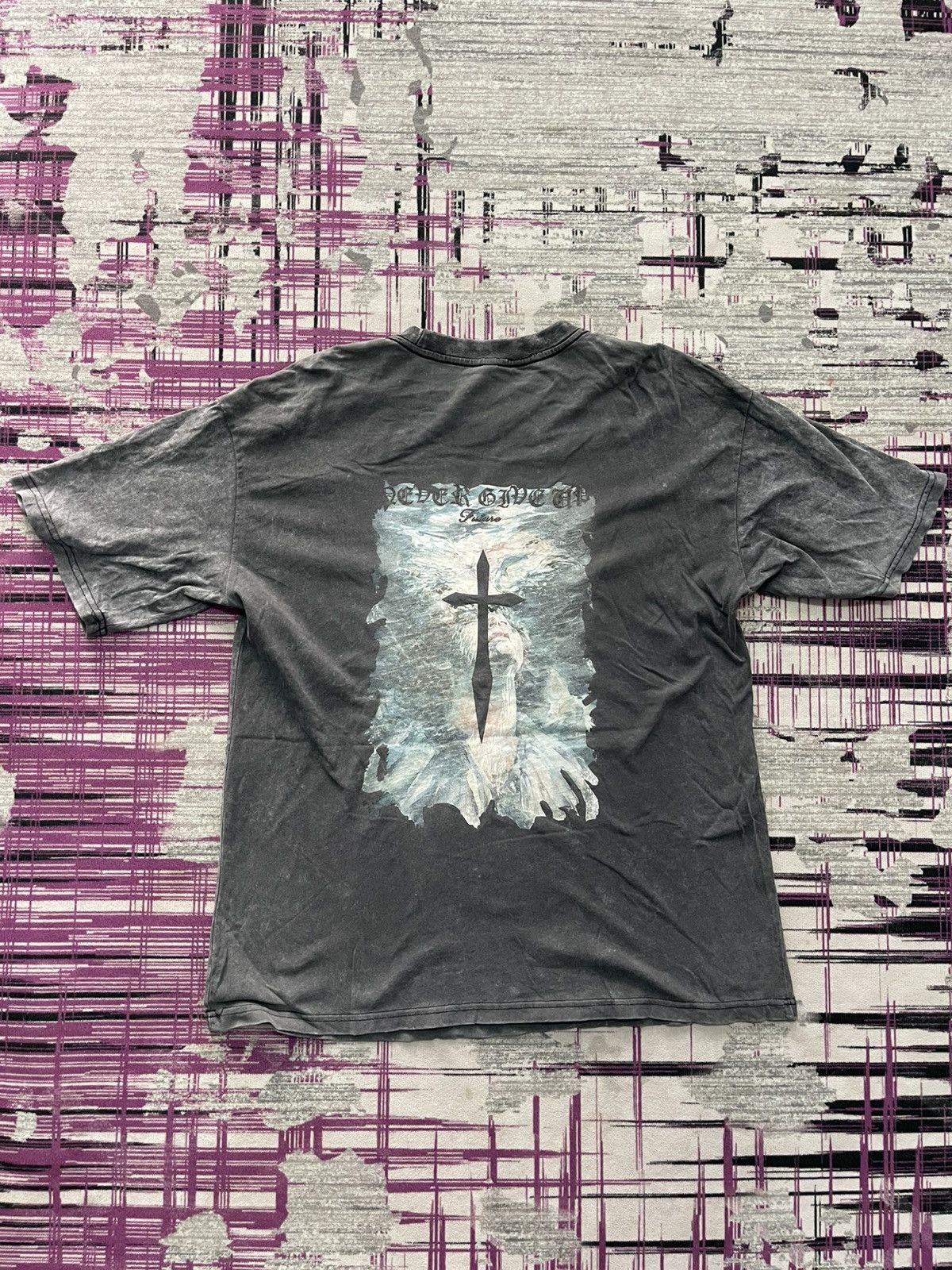 Japanese Brand VINTAGE USD SINCE 1987 ‘NEVER GIVE’ TEE VERY RARE Size US L / EU 52-54 / 3 - 1 Thumbnail