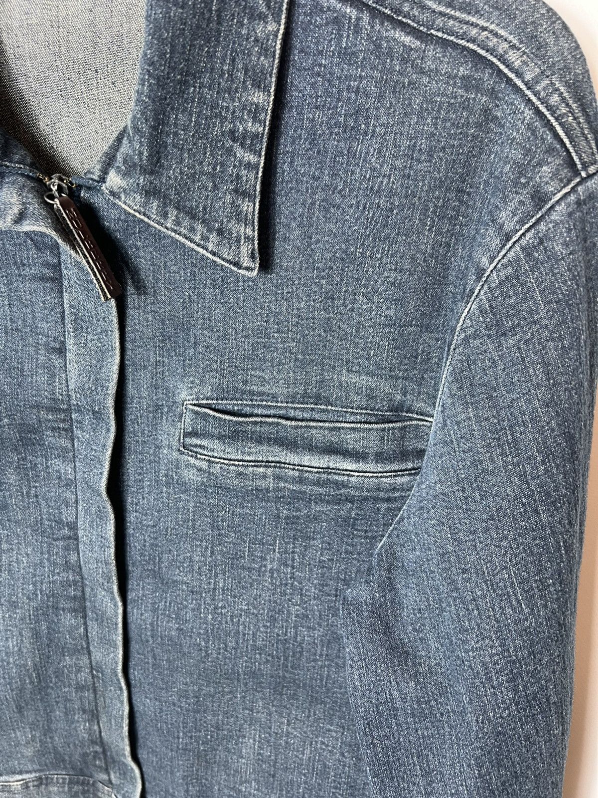 Mulberry Vintage luxury 90s y2k Mulberry Denim Jacket Size UK 12 Size M / US 6-8 / IT 42-44 - 9 Thumbnail