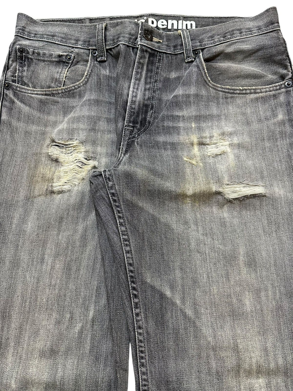 Levi's Vintage 90s Levis 502 Faded Wash Distress Style Loose Jeans Size US 32 / EU 48 - 4 Thumbnail
