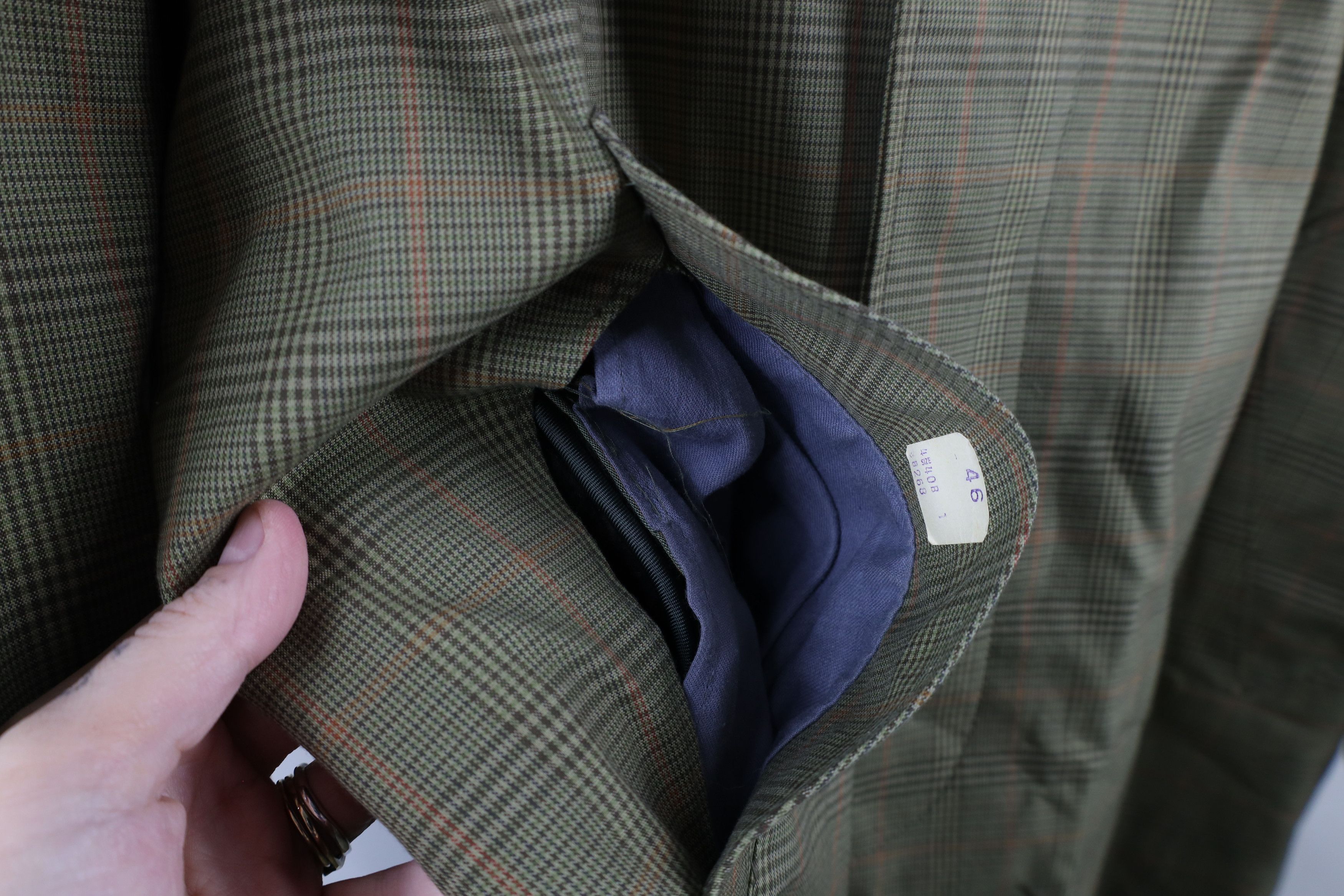 Vintage Vintage 50s 60s Streetwear Coat Overcoat Jacket Plaid USA Size US L / EU 52-54 / 3 - 4 Thumbnail