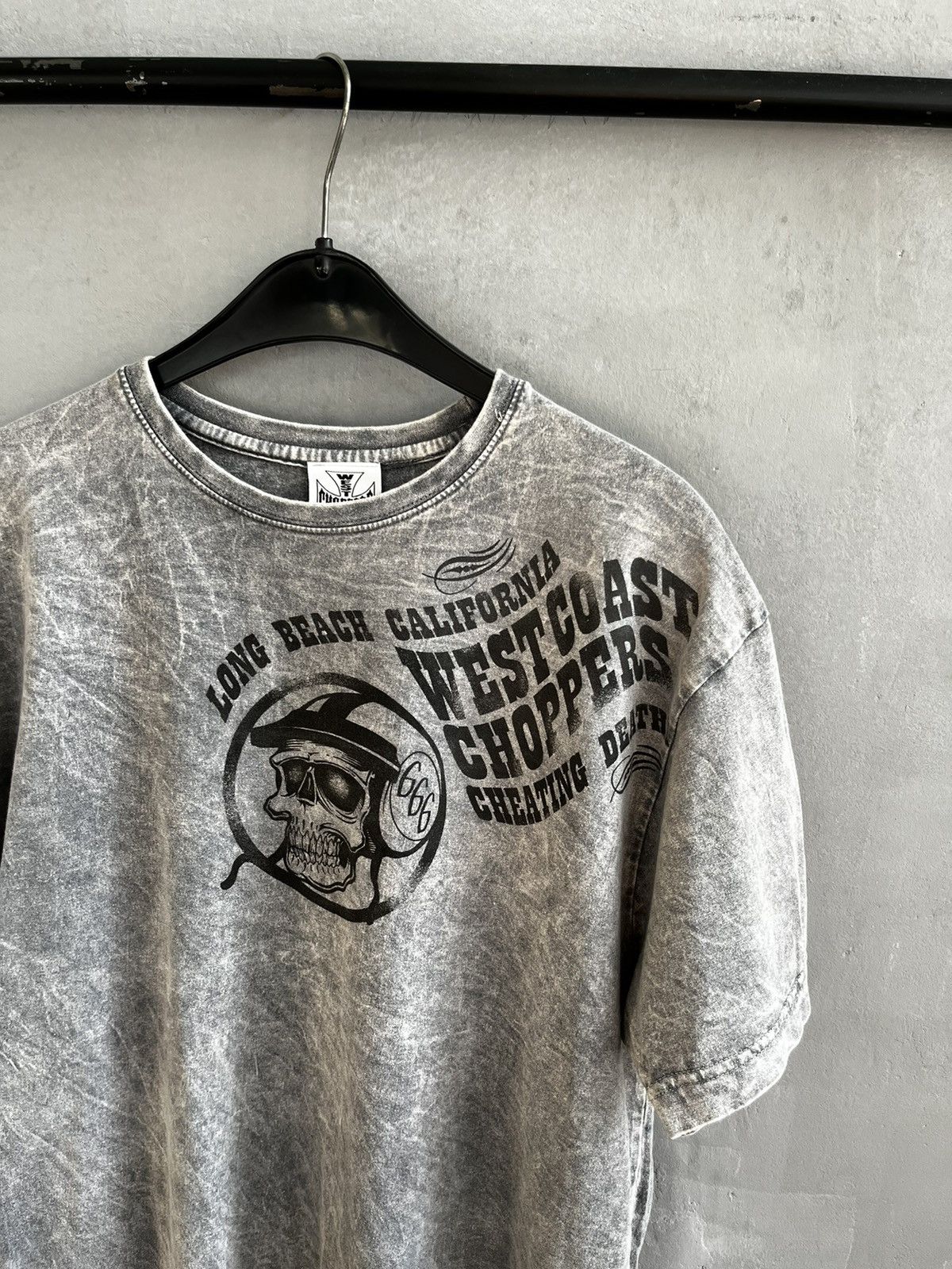 West Coast Choppers Choppers West Coast skull distressed T shirt Size US XL / EU 56 / 4 - 8 Thumbnail