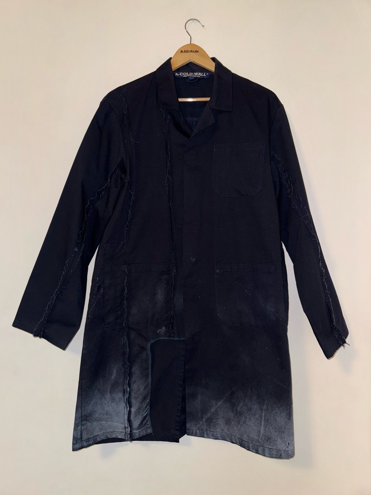 A-COLD-WALL* × Samuel Ross ACW* Hand Paint Stained Workwear Coat Size US M / EU 48-50 / 2 - 1 Thumbnail