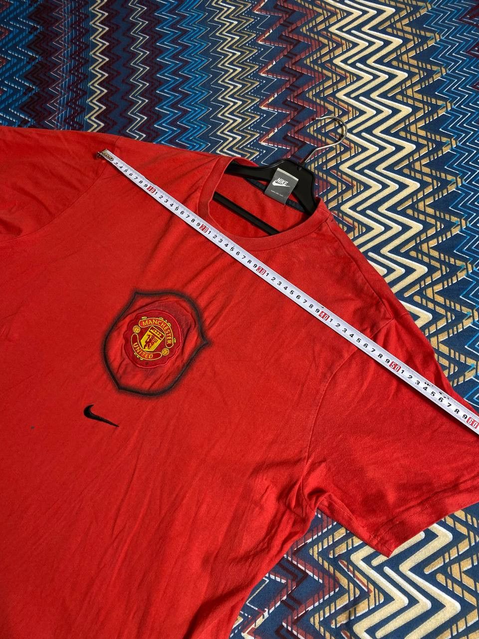 Nike × Vintage Vintage 80s Nike swoosh graphic ringer t shirt Size US XL / EU 56 / 4 - 12 Thumbnail
