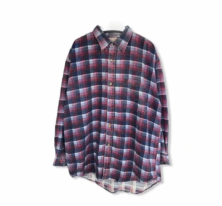 Vintage Vintage Downings Plaid Tartan Flannel Size US L / EU 52-54 / 3 - 1 Thumbnail