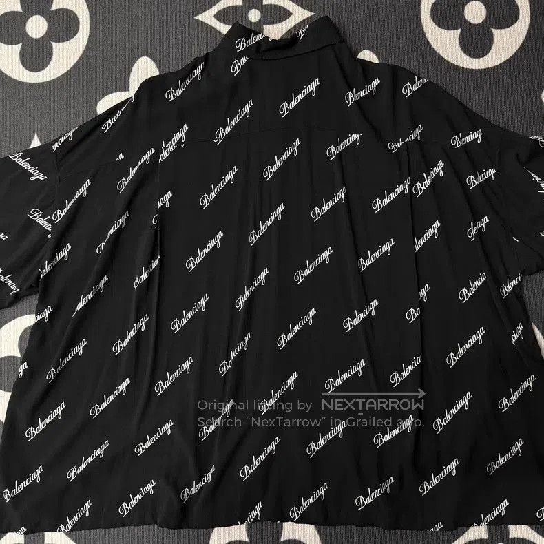 Balenciaga Balenciaga Black White Print T-Shirt. Size US XXL / EU 58 / 5 - 2 Thumbnail