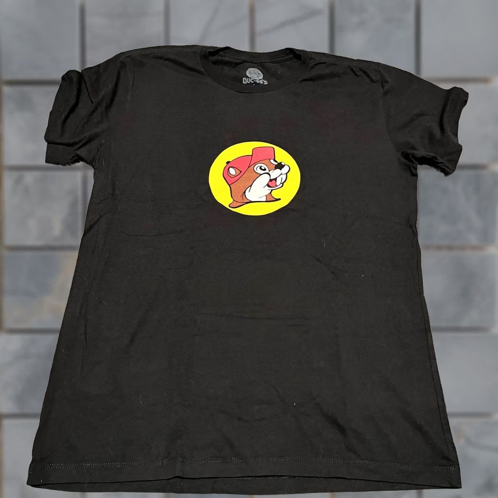 Vintage Buc-ees T Shirt Black Large Adult Peace Love Short Sleeve Tourist Casual Mens Size US L / EU 52-54 / 3 - 1 Thumbnail