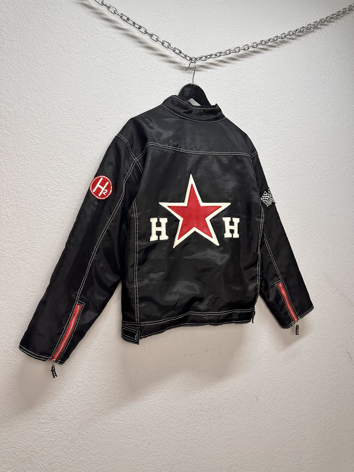 NASCAR Vintage Racing Jacket Harrison F1 Nascar Marlboro Y2k Rare Size US XXL / EU 58 / 5 - 10 Thumbnail