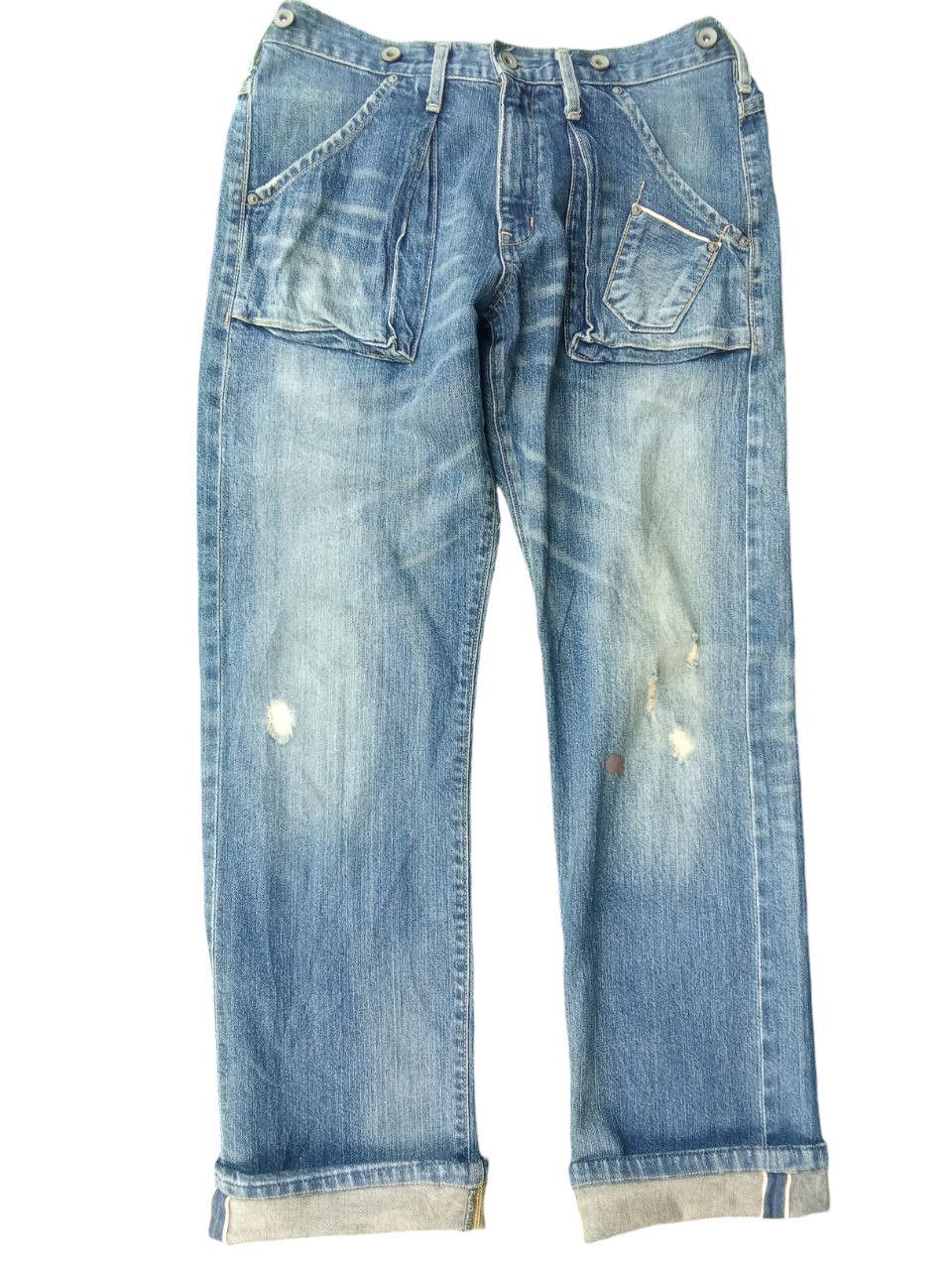 If Six Was Nine × Japanese Brand × Jean Rare 🔥 Japanese Jeans Selvedge Like Kapital W32 Size US 32 / EU 48 - 1 Thumbnail