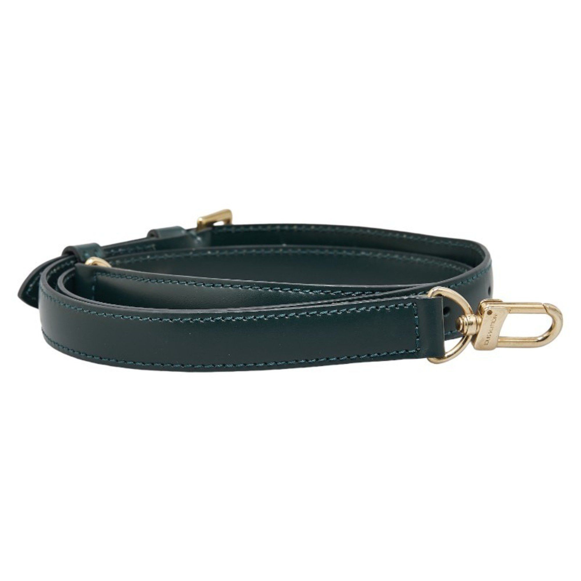 Louis Vuitton Louis Vuitton Taiga Shoulder Strap Dark Green Leather Men's LOUIS VUITTON Size ONE SIZE - 1 Thumbnail