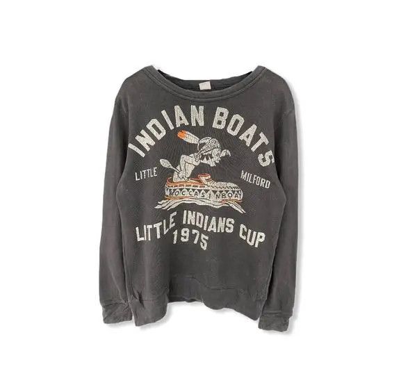 Vintage Vintage indian Boats Sweatshirt Size US S / EU 44-46 / 1 - 1 Thumbnail