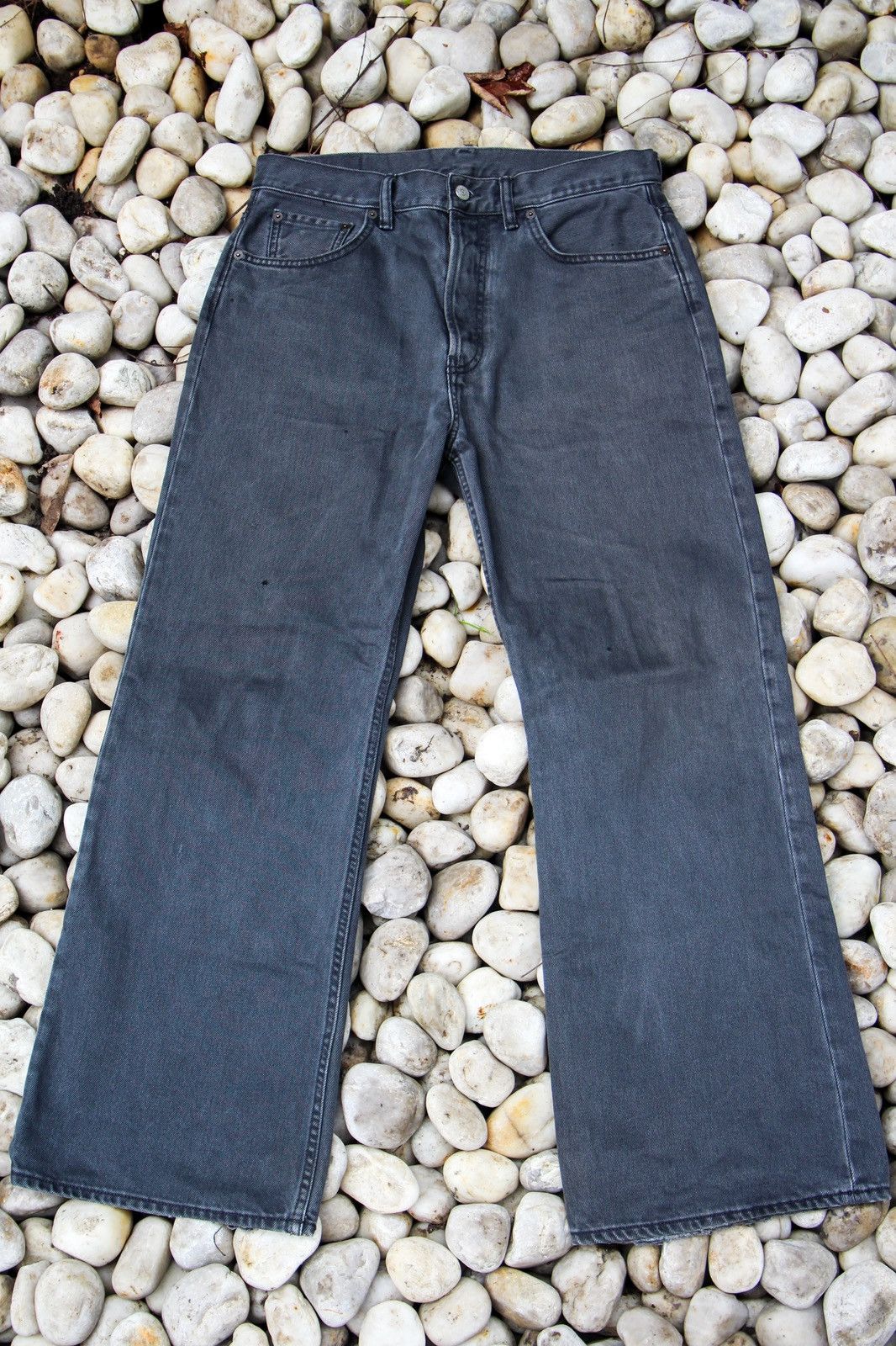 Acne Studios Acne Studios 2021 Faded Black Denim Size 31" - 6 Thumbnail