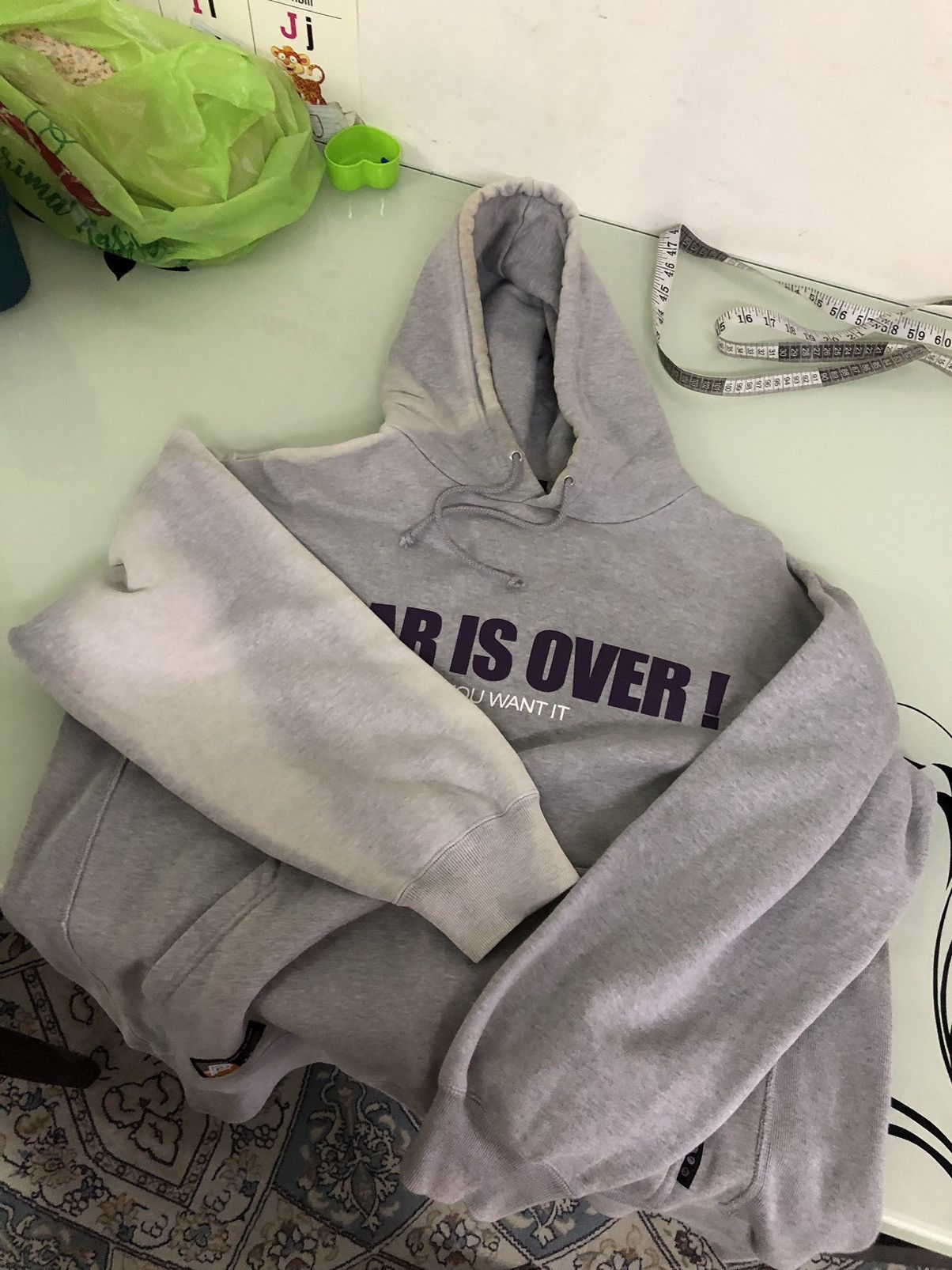 Band Tees Vintage War is Over John Lennon Faded Hoodie Size US L / EU 52-54 / 3 - 19 Thumbnail