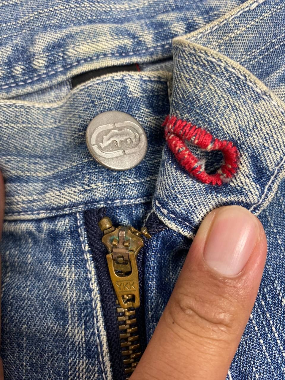 Ecko Unltd. vintage 90s ecko unlmtd baggy cargo denim nice design Size US 31 - 13 Thumbnail