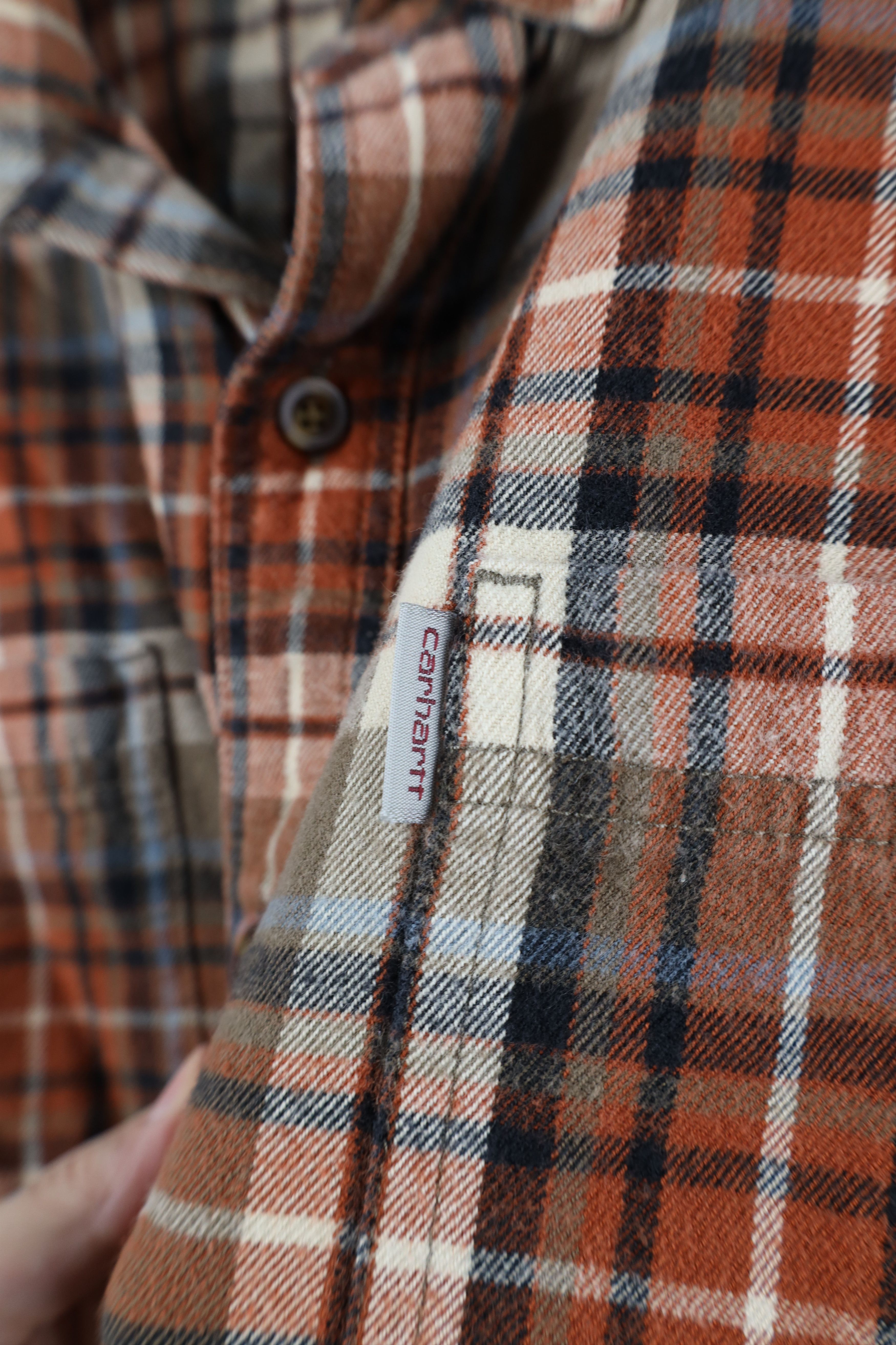 Carhartt Vintage Carhartt Flannel Collared Button Down Shirt Plaid Size US XXL / EU 58 / 5 - 4 Thumbnail