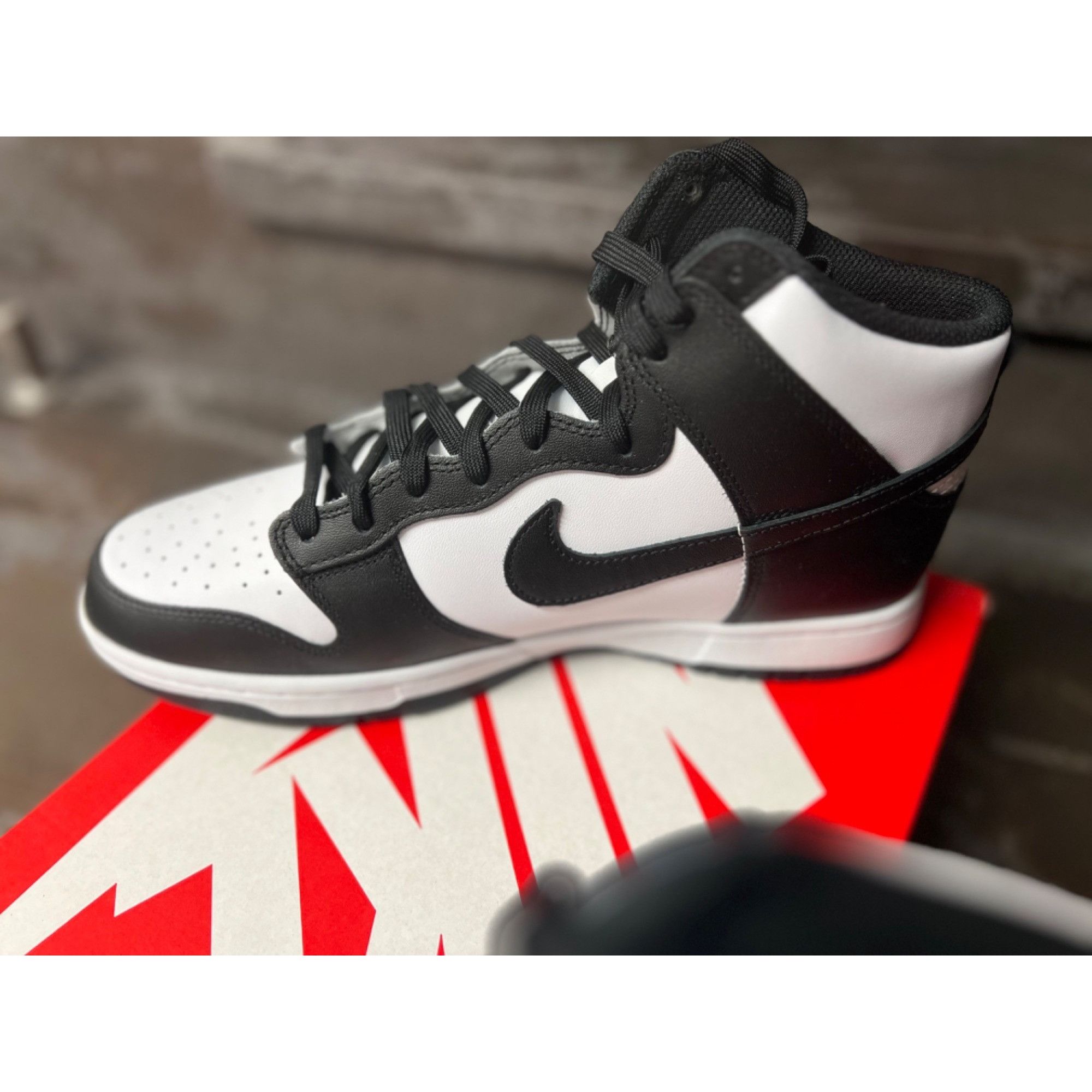 Nike Nike Dunk High Black White (2021) Size 10.5- DD1399-105 Size US 10.5 / EU 43-44 - 5 Thumbnail