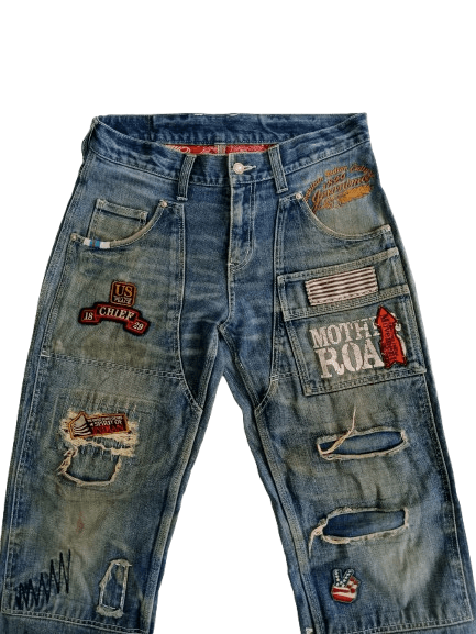 Indian Motorcycle MIND Of USA Jeans Motorcycle Denim American Indian Size US 32 / EU 48 - 3 Thumbnail