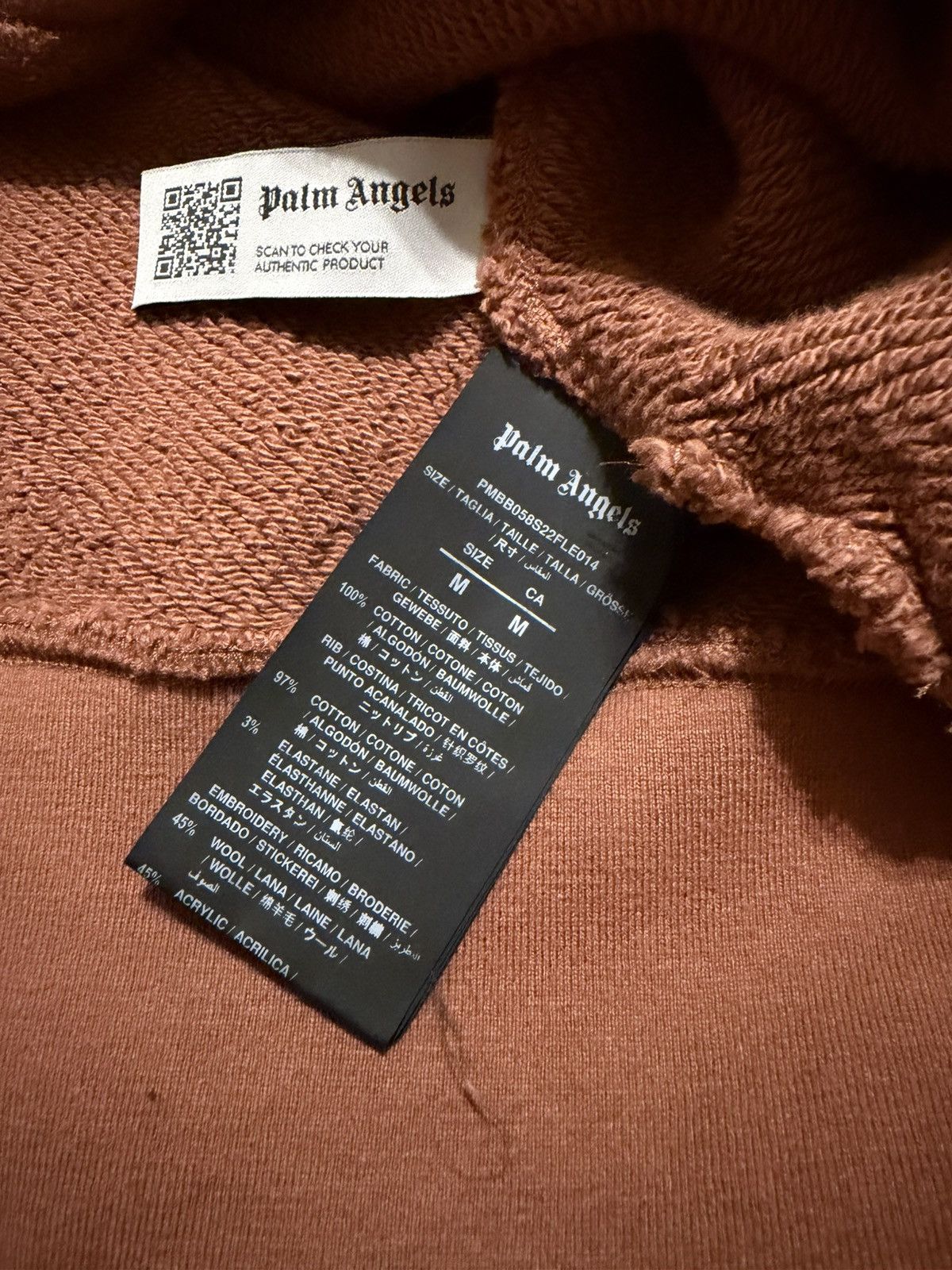 Palm Angels Palm Angels Maroon Hoodie Size US M / EU 48-50 / 2 - 5 Thumbnail