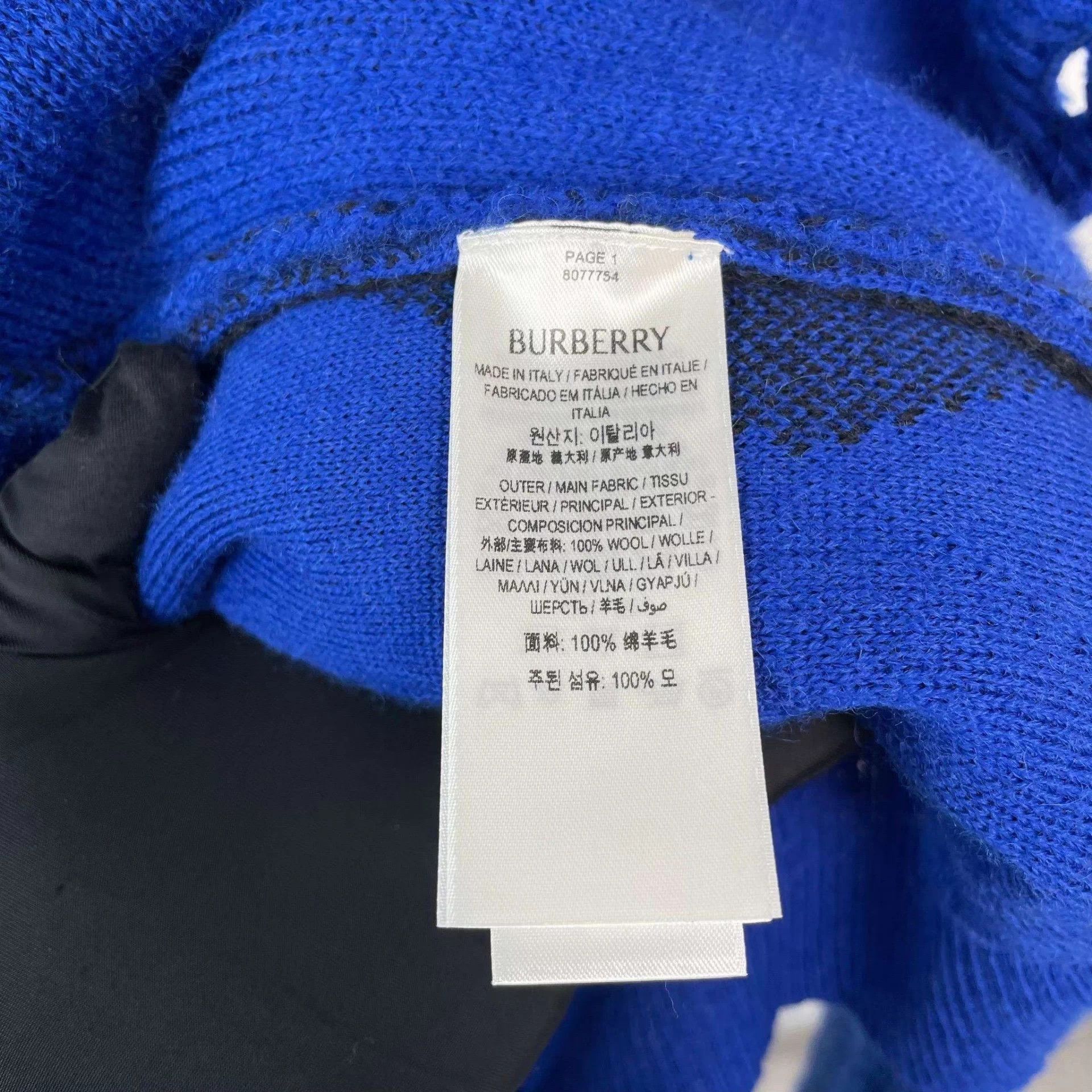 Burberry Burberry Sweater Blue S Size US S / EU 44-46 / 1 - 5 Thumbnail