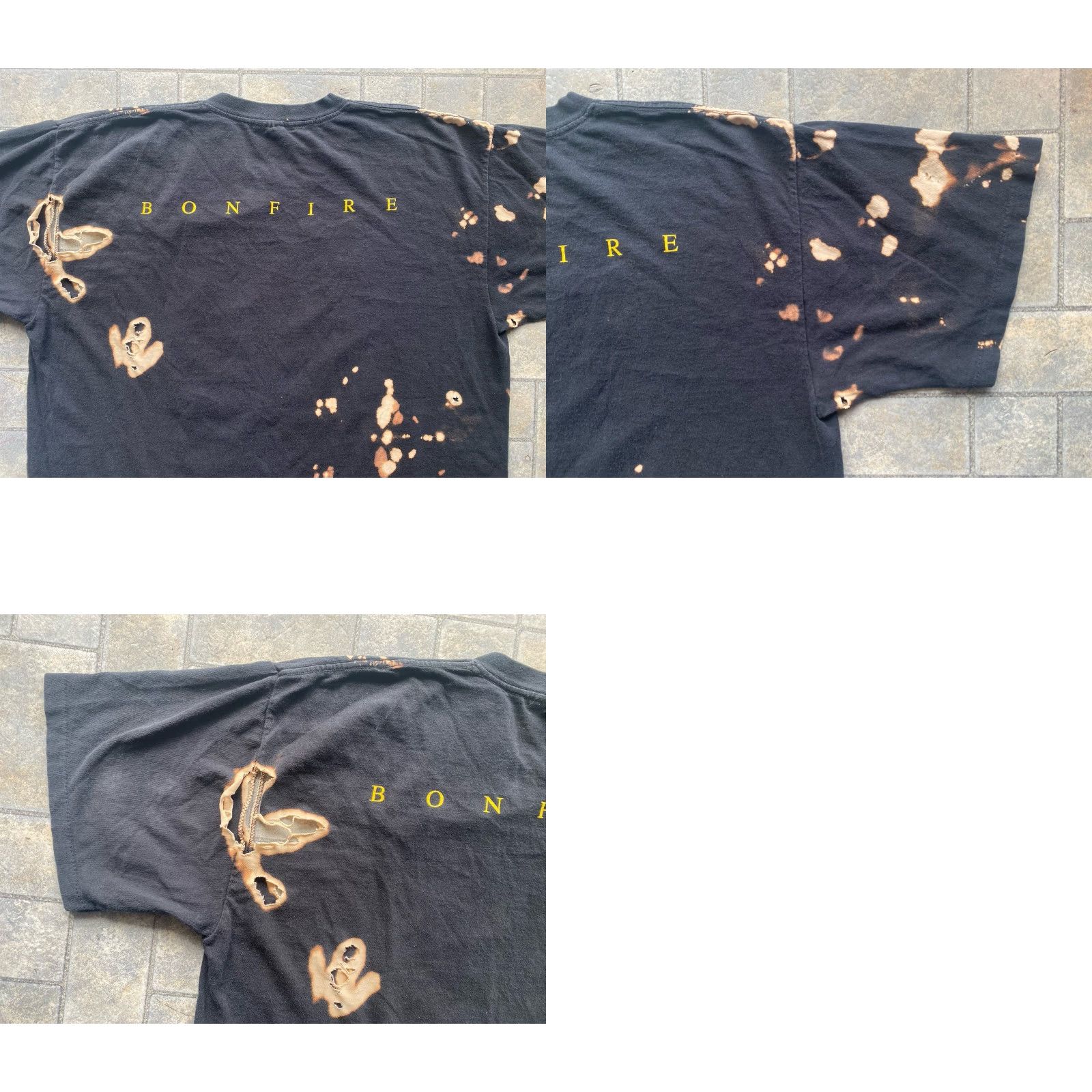 Vintage VINTAGE All Sport T-Shirt XL Men Black 90s Band AC/DC Bonfire 2000-2009 Flaws Single Stitch Short Sleeve 2001 Y2K Size US XL / EU 56 / 4 - 9 Thumbnail