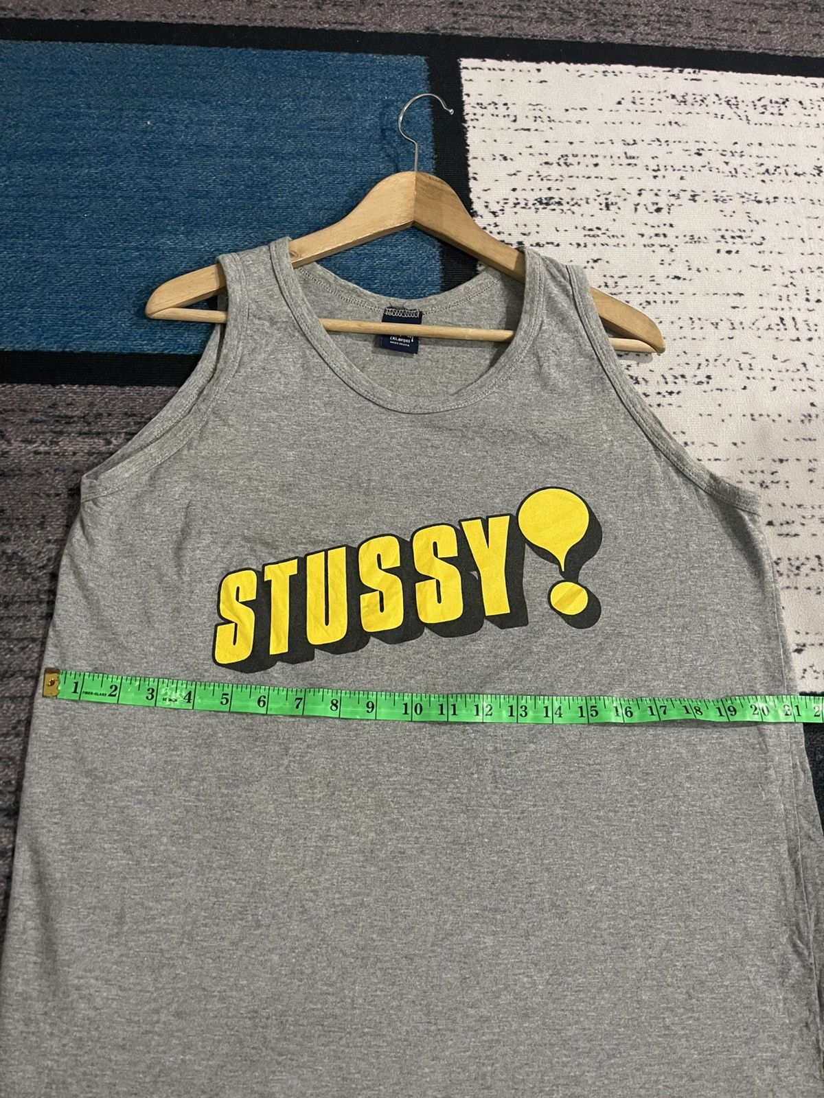 Stussy Vintage Stussy Big Logo Sleeveless Size US XL / EU 56 / 4 - 13 Thumbnail