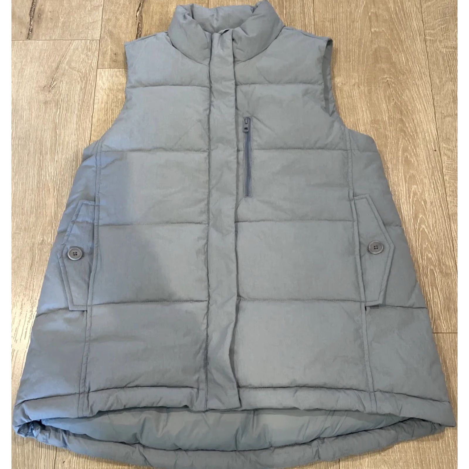 Madewell Madewell Zip-Up Puff Puffer Vest Size XXS Blue New NWT NH848 BLUE Size XXS / US 00 / IT 34 - 3 Thumbnail