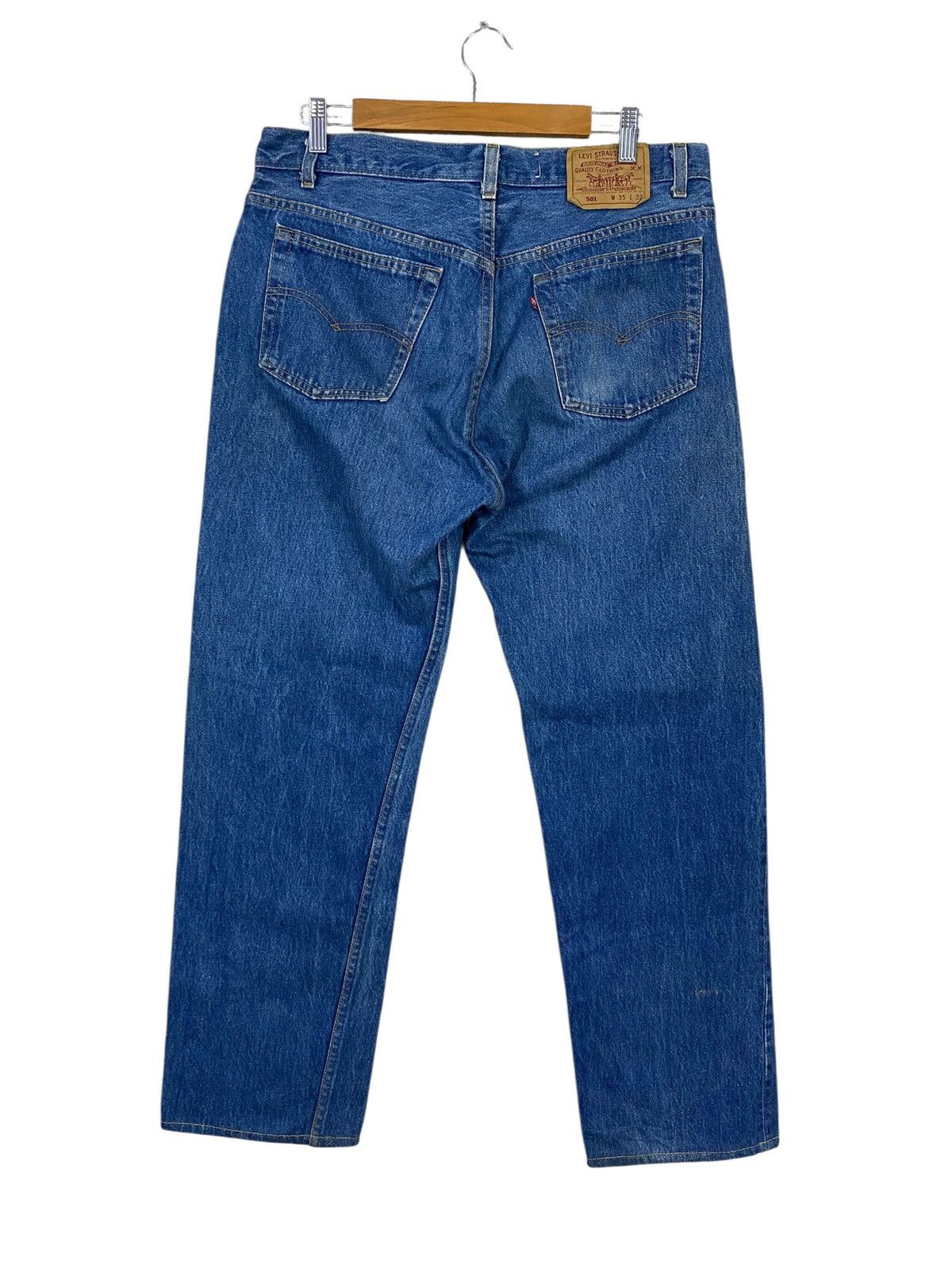 Levi's Vintage 80s levis 501 denim W35 L32 Size US 35 - 7 Thumbnail