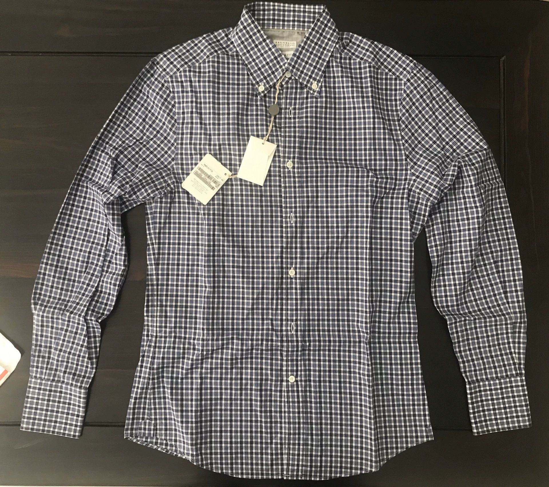 Brunello Cucinelli brunello cucinelli slim fit shirt for men Size US XS / EU 42 / 0 - 1 Thumbnail