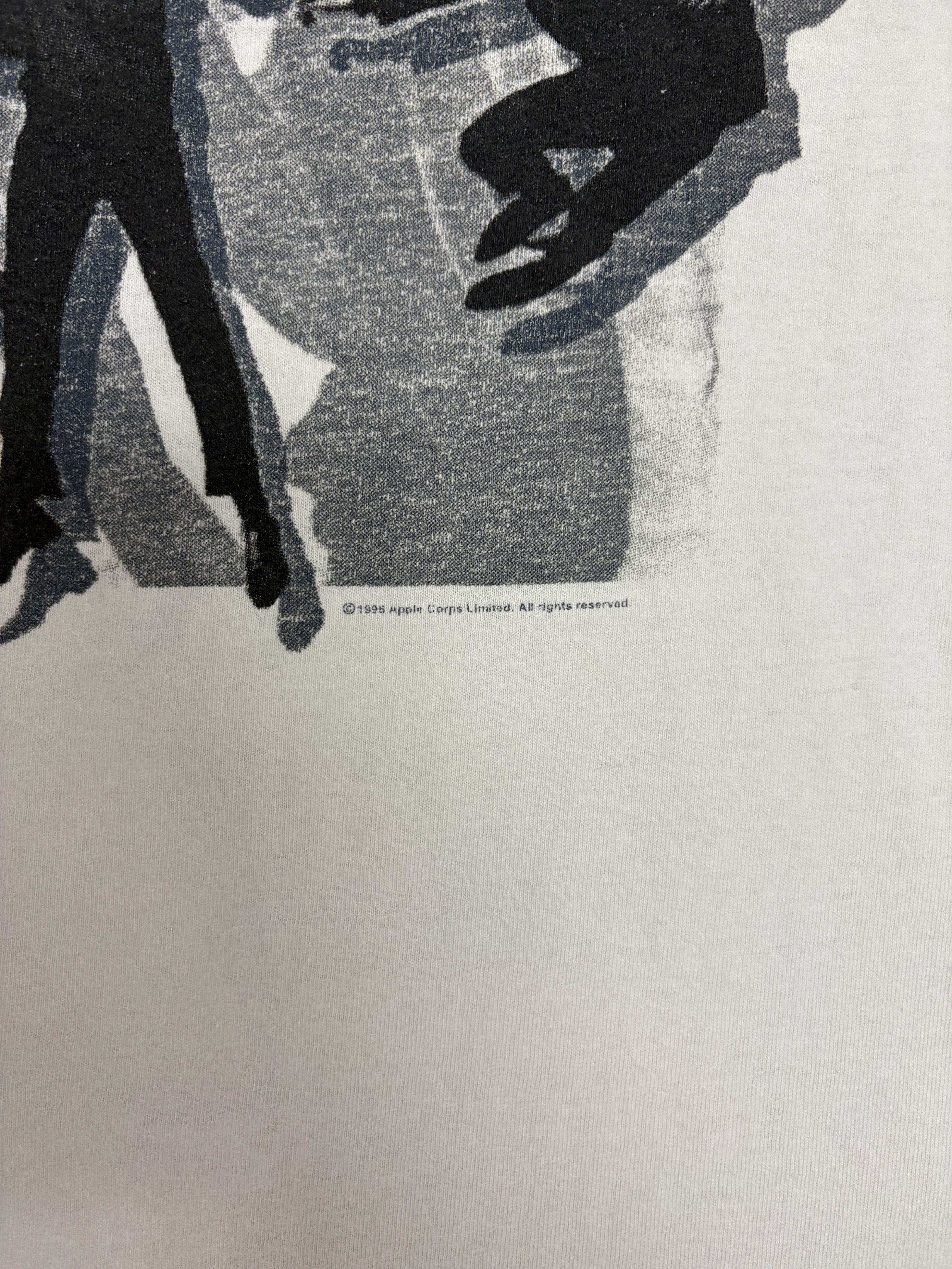 Vintage The Beatles Jumping Pose Vintage White T-Shirt Tee Size US XL / EU 56 / 4 - 3 Thumbnail