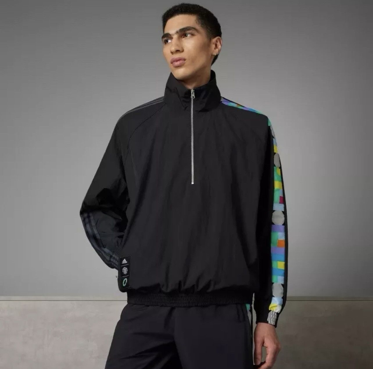 Adidas Adidas Manchester United Peter Saville Black Jacket Size US L / EU 52-54 / 3 - 2 Thumbnail