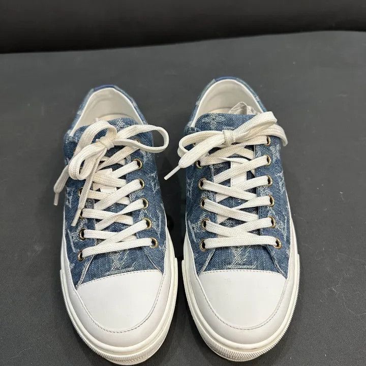 Louis Vuitton Louis Vuitton Stellar Casual Denim Sneakers for Women -2508 Size US 6 / IT 36 - 2 Thumbnail
