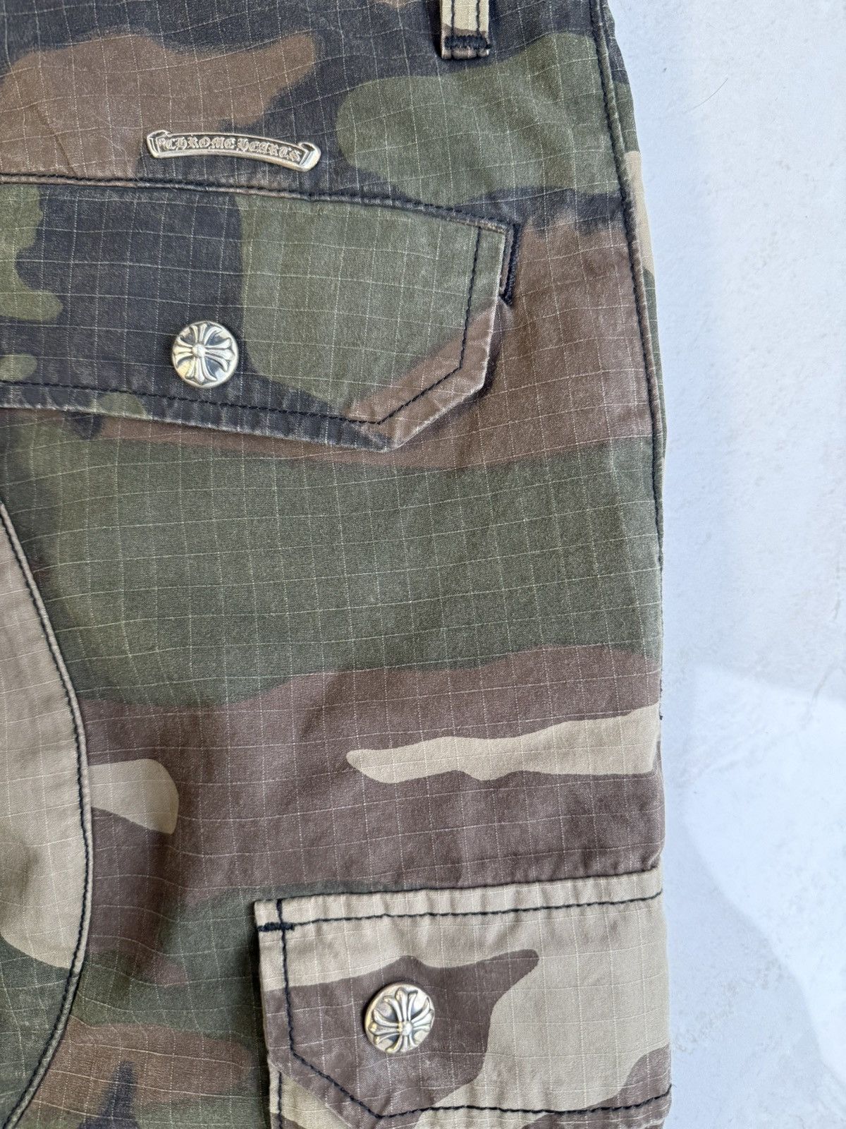 Chrome Hearts Chrome Hearts Camouflage Cargo with Leather Patch Sz.32 Size US 32 / EU 48 - 4 Thumbnail