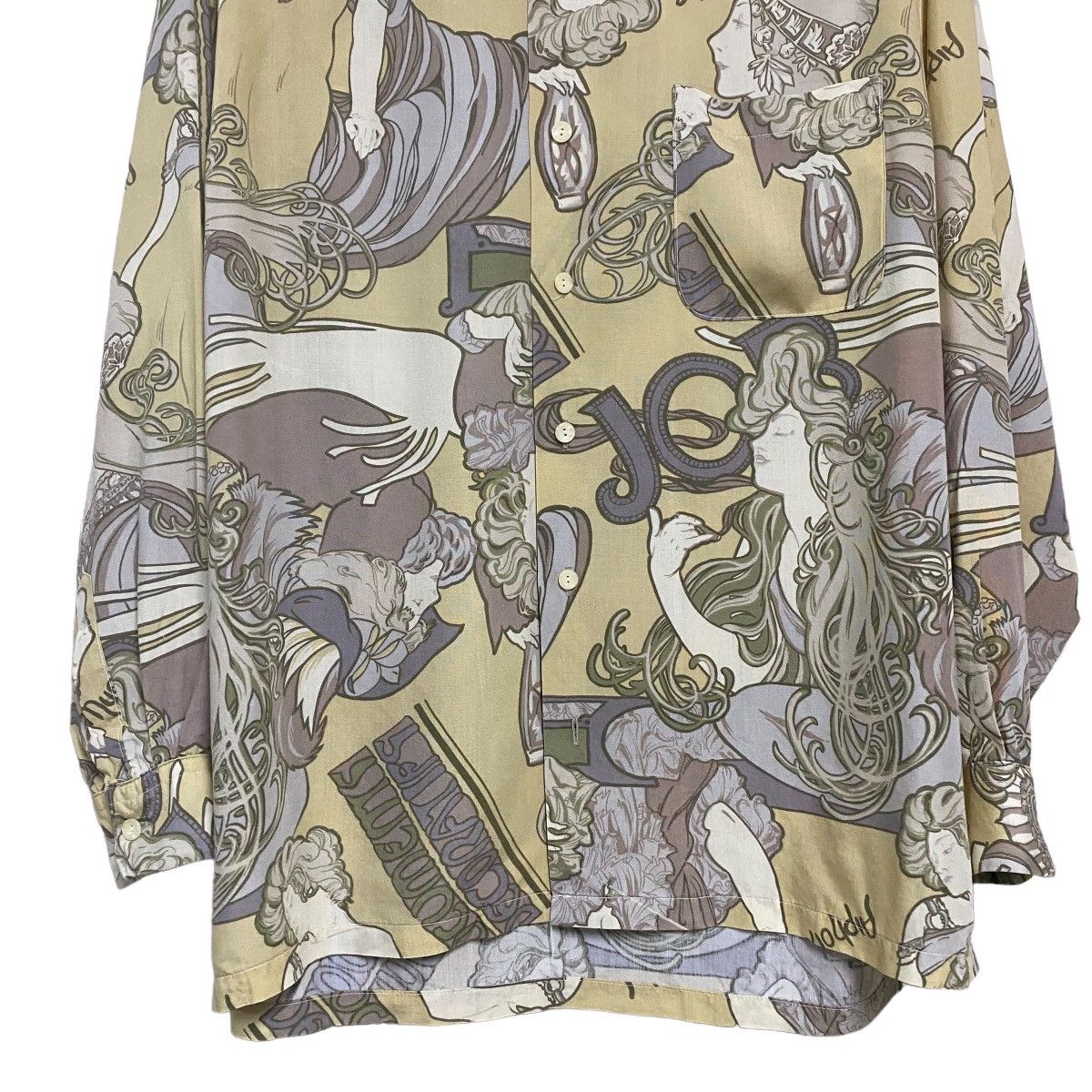 Art Comes First Vintage Alphonse Mucha Documents Decoratifs Art Shirt Size US M / EU 48-50 / 2 - 4 Thumbnail