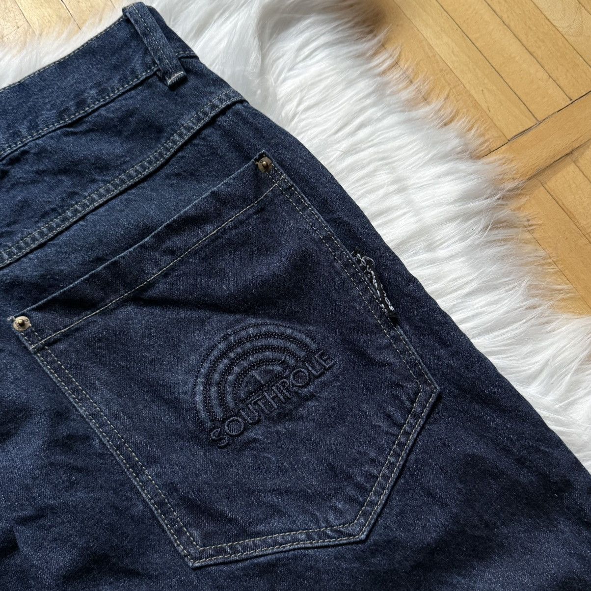 Southpole 📌 Vintage Southpole Rap Embroidered Logo Y2K Jeans Size US 32 / EU 48 - 3 Thumbnail