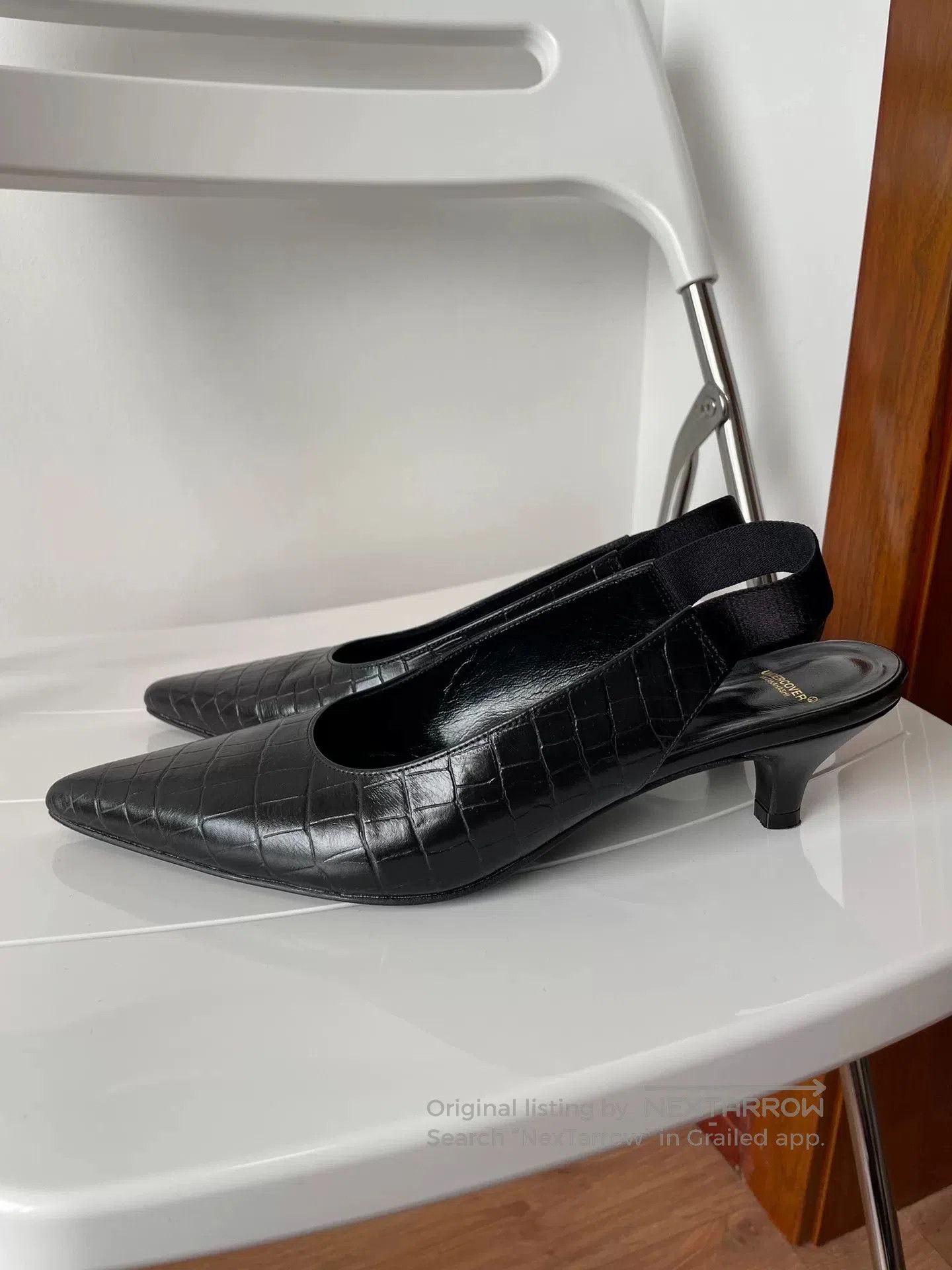 Undercover Undercover Pointed Low Heel Leather Shoes. Size US 4.5 / IT 34.5 - 2 Thumbnail