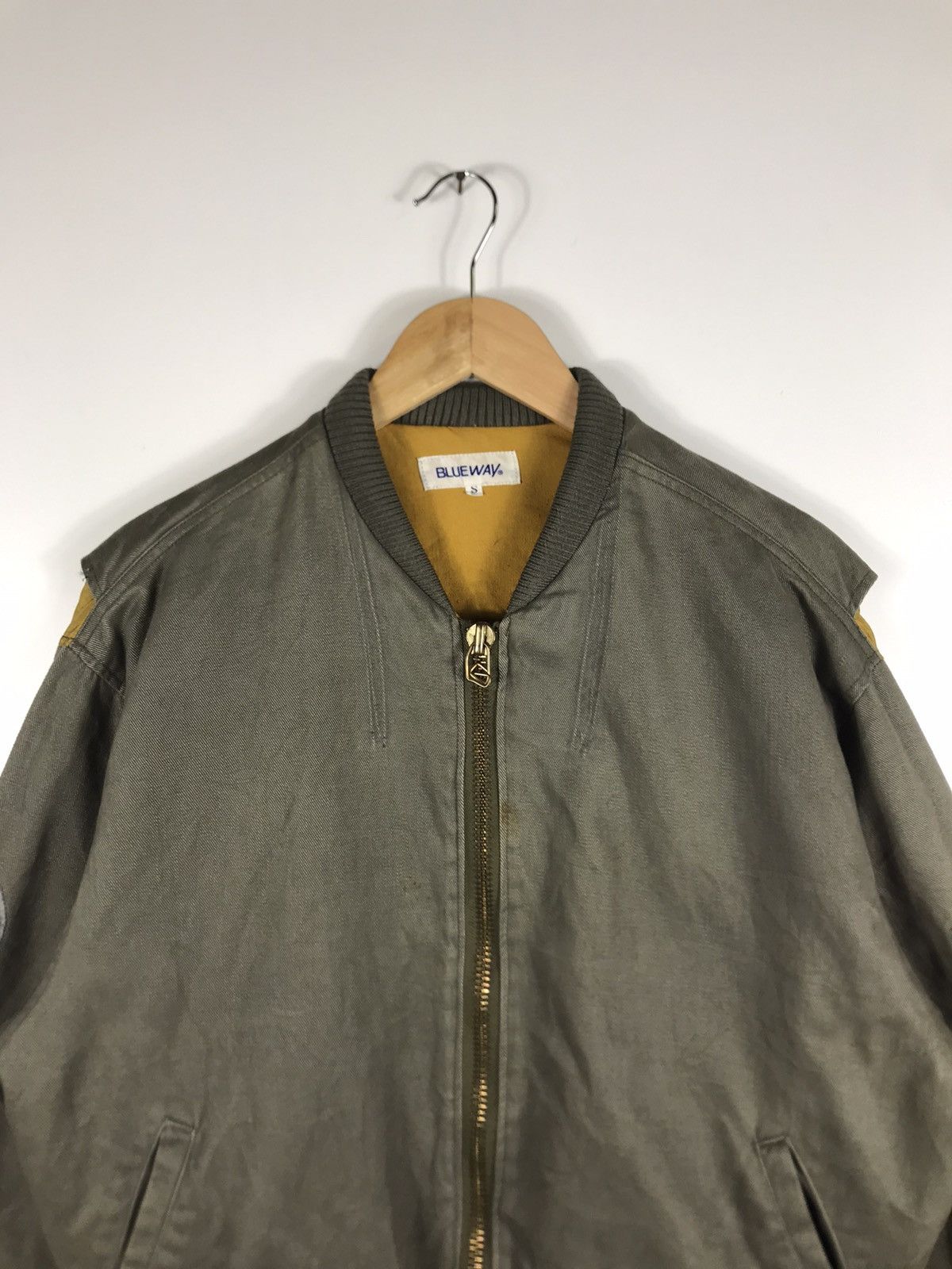 Blue Blue Japan × Japanese Brand ⚡️Vintage Blue Way Clothing.Co Bomber Jacket Size US S / EU 44-46 / 1 - 5 Thumbnail