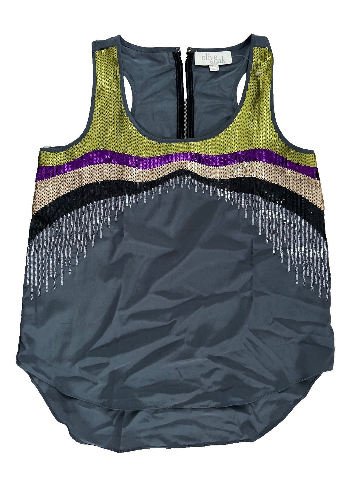 Other Olive & Oak Racer Sequin Stripe Tank ( S ) Size S / US 4 / IT 40 - 1 Thumbnail