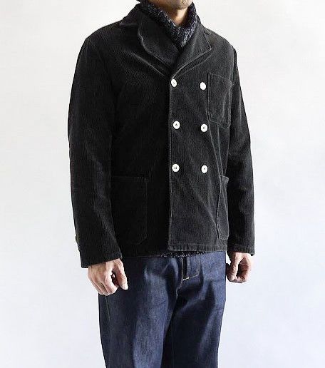 Le Laboureur × Vetra 90s Corduroy Double Breasted Light Blazer Size US L / EU 52-54 / 3 - 1 Thumbnail
