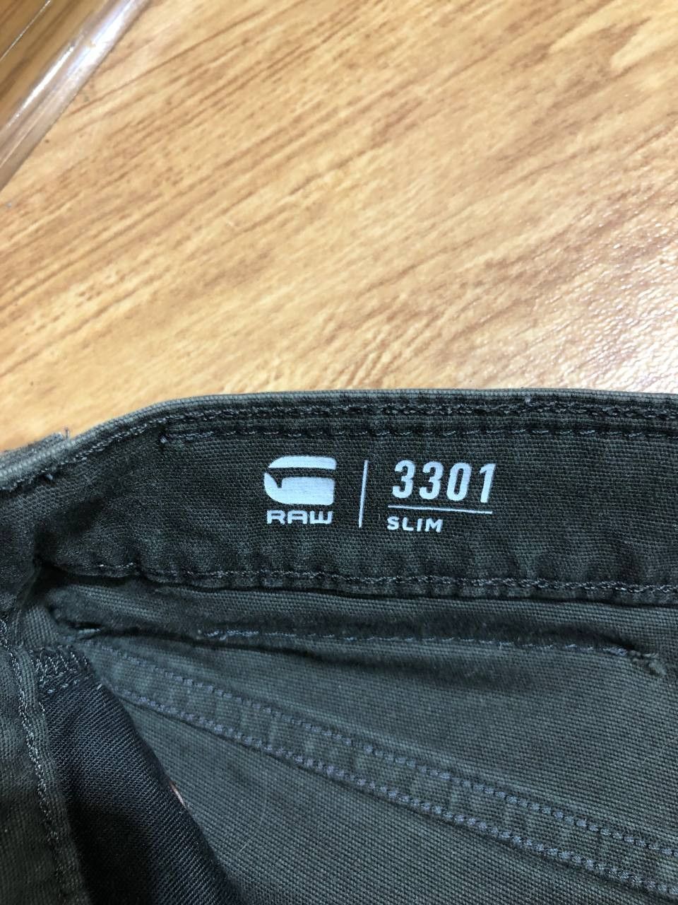 G-Star G-Star Raw 3301 Classic Slim Fit Jeans streetwear Size US 34 / EU 50 - 2 Thumbnail