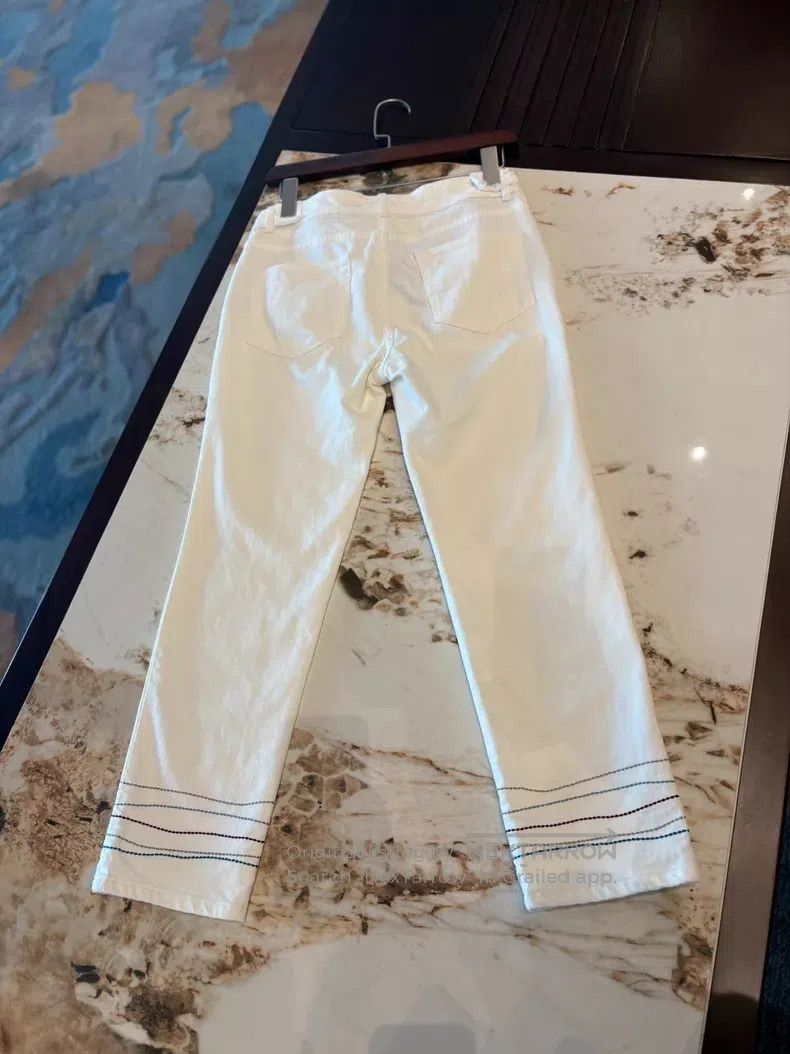 Loro Piana Loro Piana White denim jeans Size 26" / US 2 / IT 38 - 3 Thumbnail
