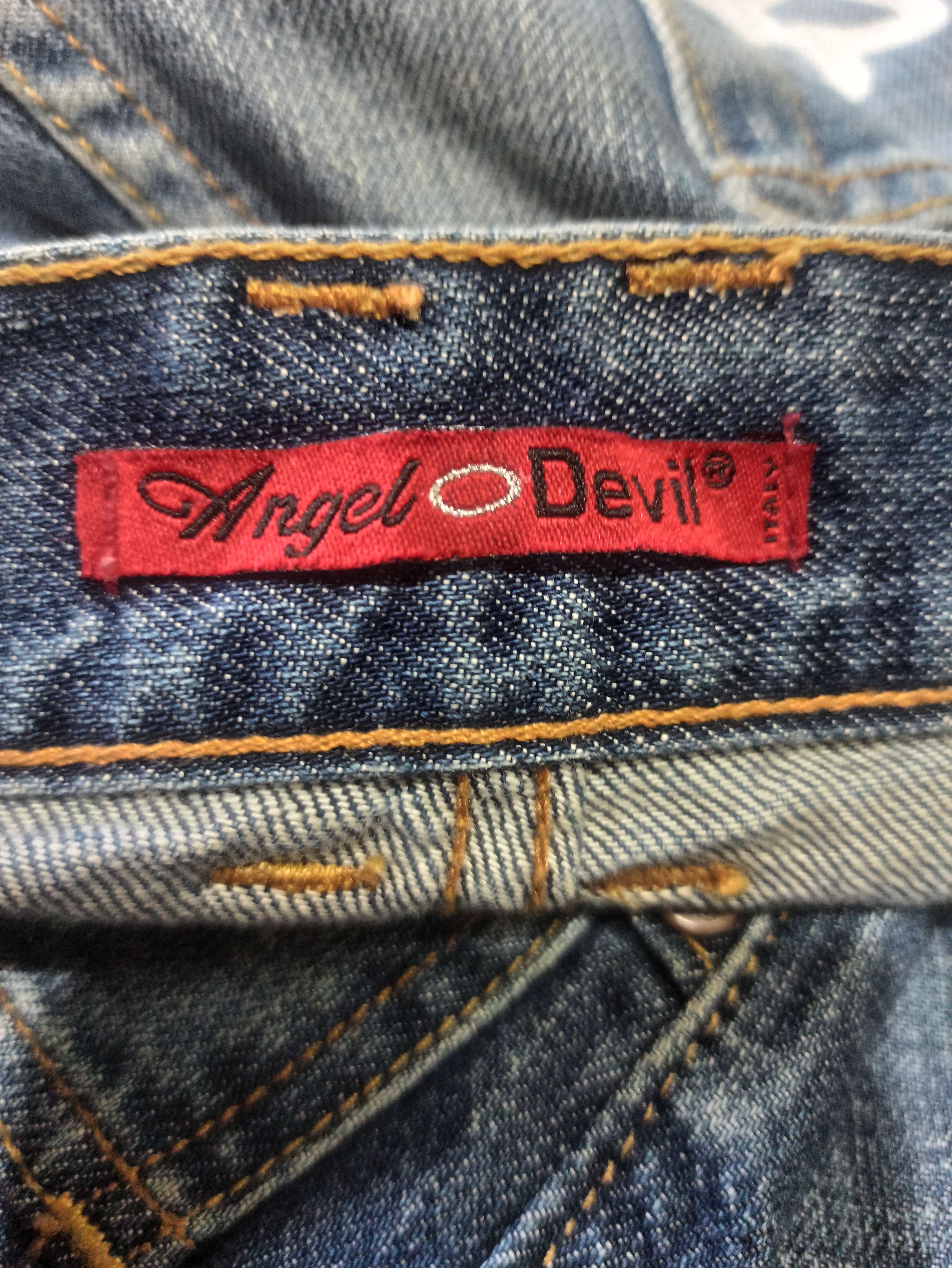Other rare design Angel Devil Denim pants Size 37" - 11 Thumbnail