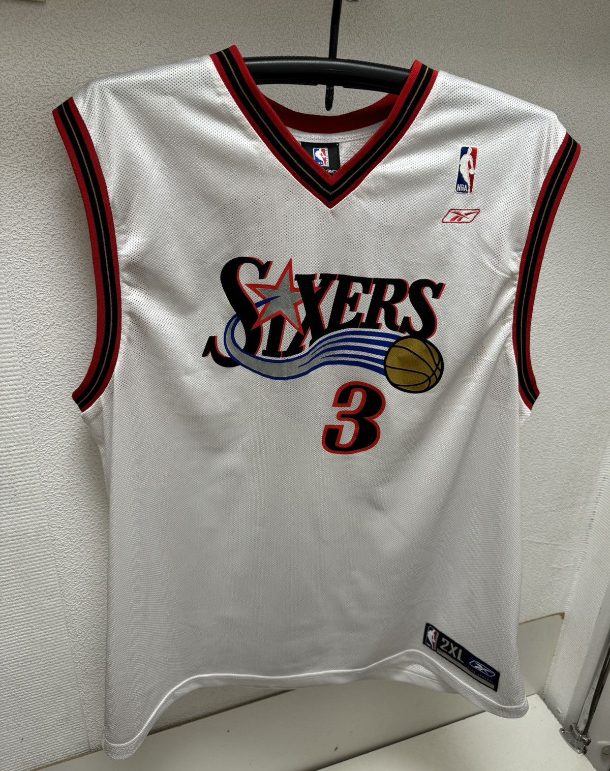 Reebok Iverson 3 reebok Philadelphia sixers nba vintage jersey 2xl Size US XXL / EU 58 / 5 - 2 Thumbnail