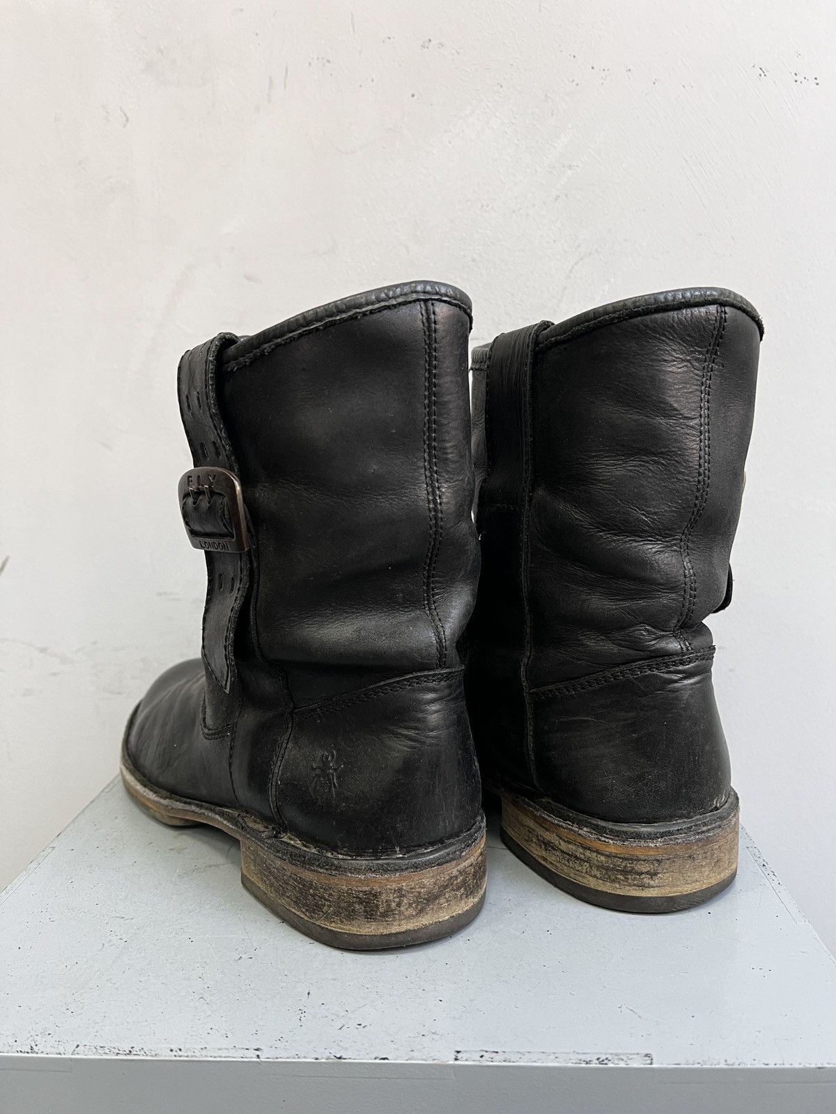 Fly London Fly London black platform boots retro gothic style Size US 8 / IT 38 - 7 Thumbnail