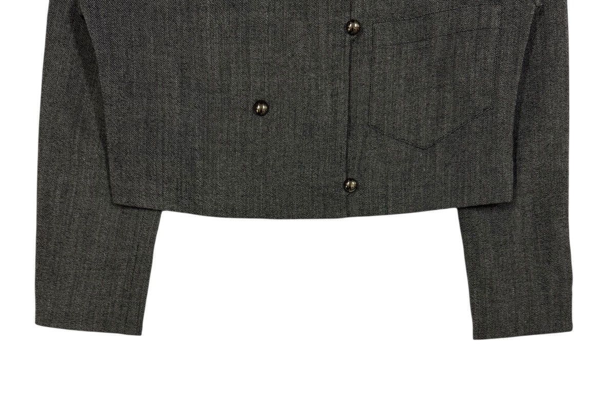 Chloe Vtg🔥90’s MissChloe Gabardine Crop Jacket Double Breasted Size S / US 4 / IT 40 - 5 Thumbnail