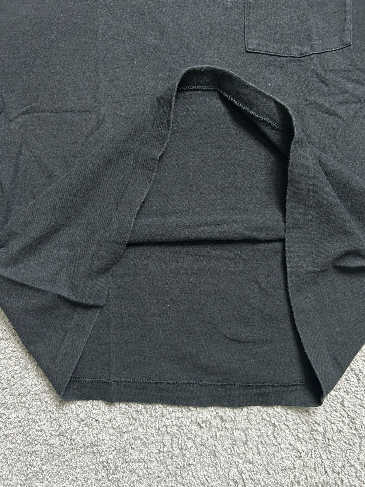 Vintage Vintage 90s BVD Blank Selvedge Pocket Tee Made in USA Size US XL / EU 56 / 4 - 4 Thumbnail